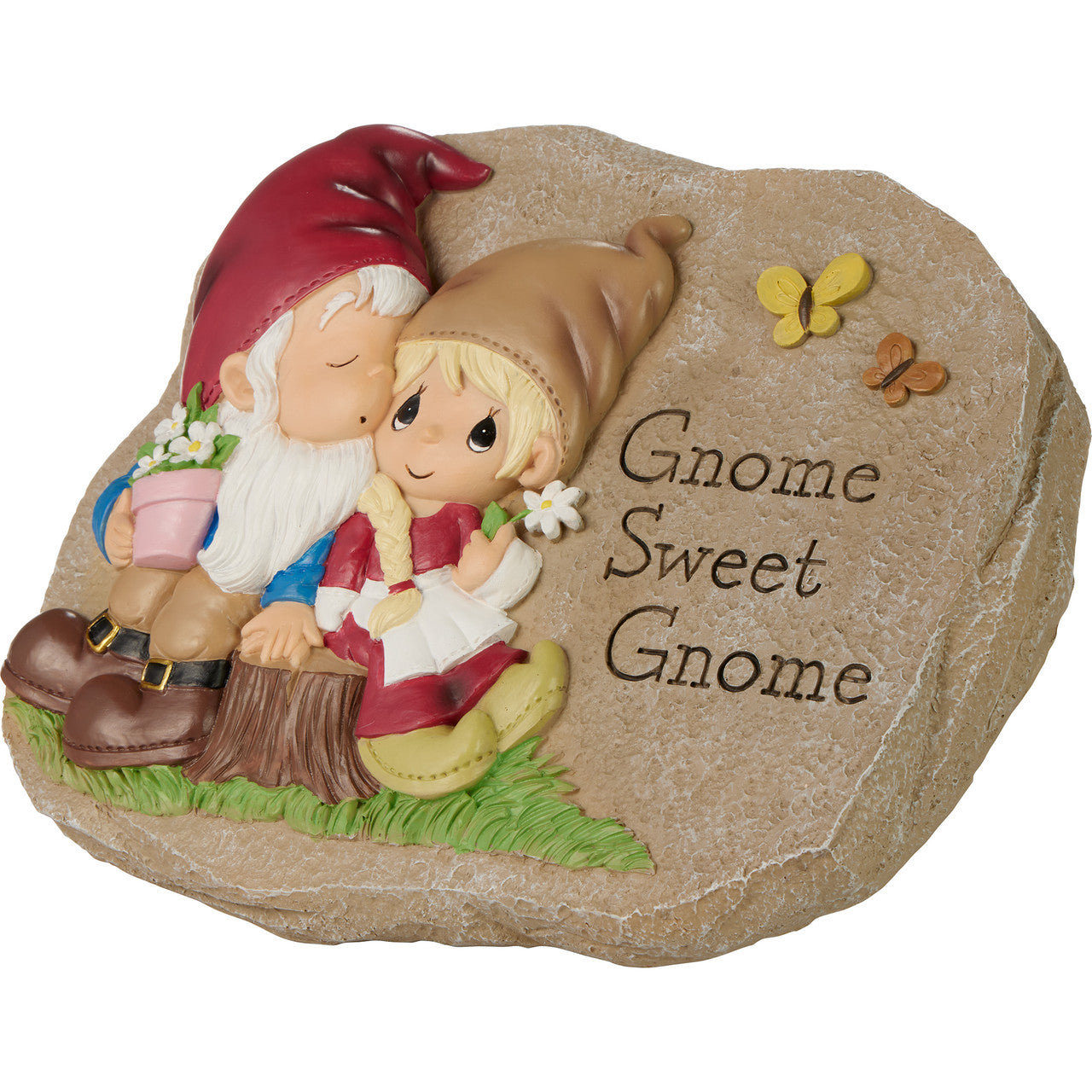 Gnome Sweet Gnome Garden Stone - Image