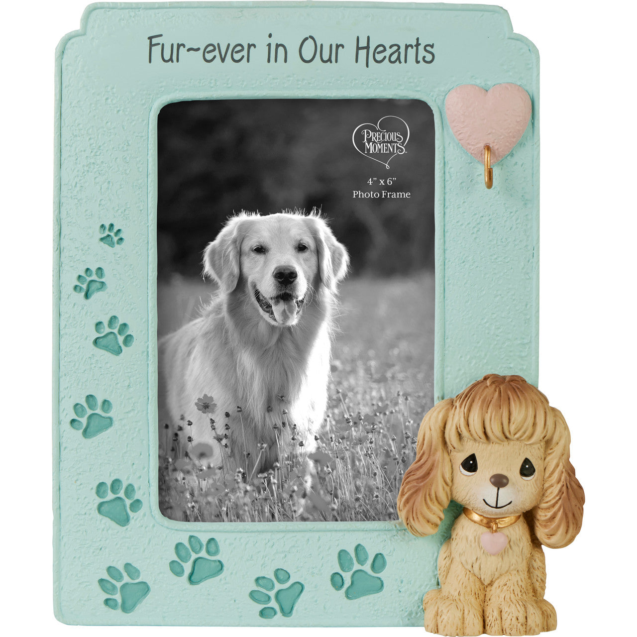 petplanet　トプスぺ品　フォトフレーム win 2gether Precious Moments 232420 Fur-ever In Our Hearts Pet Resin/Glass