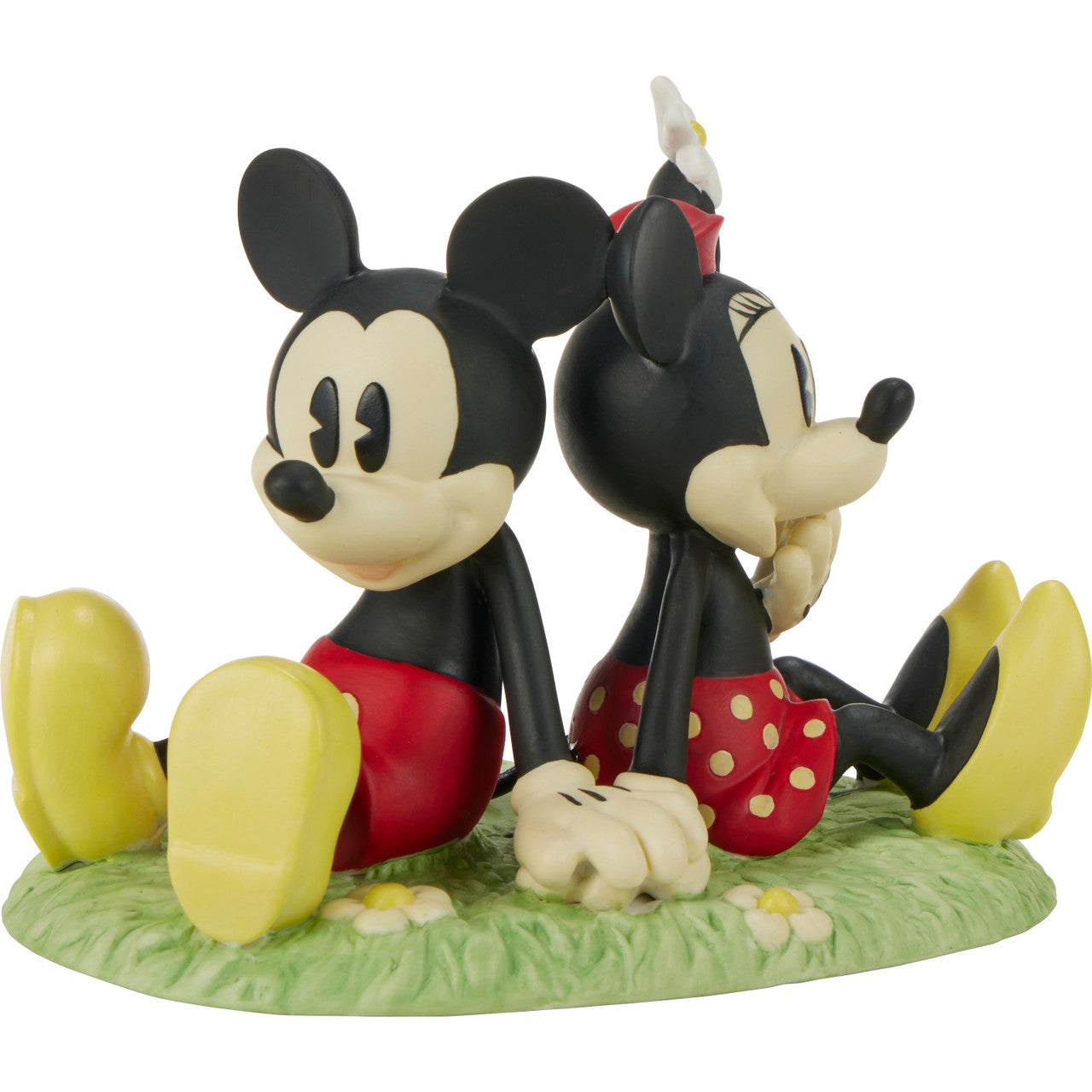 You’re My Happy Place Disney Mickey Mouse and Minnie Mouse Figurine - Image