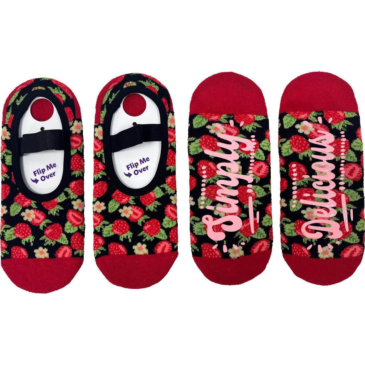 Strawberry Pattern Berry Scented Socks - Image