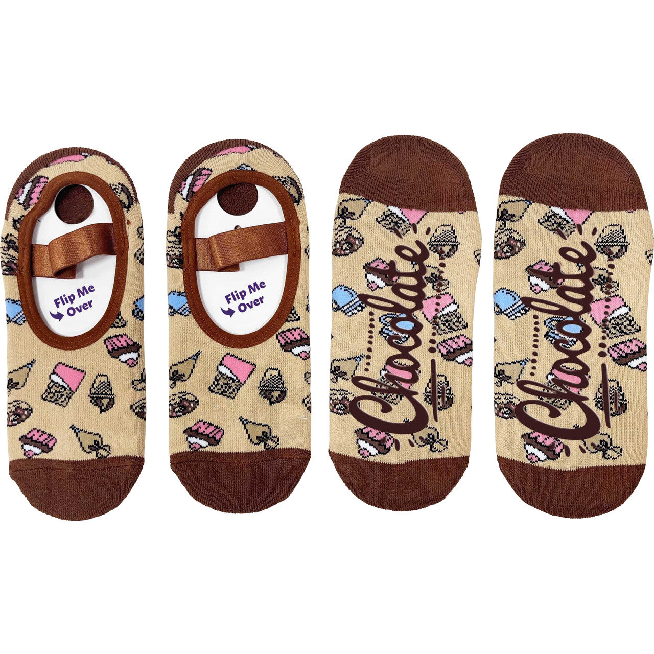 Chocolate Pattern Scented Socks - Image