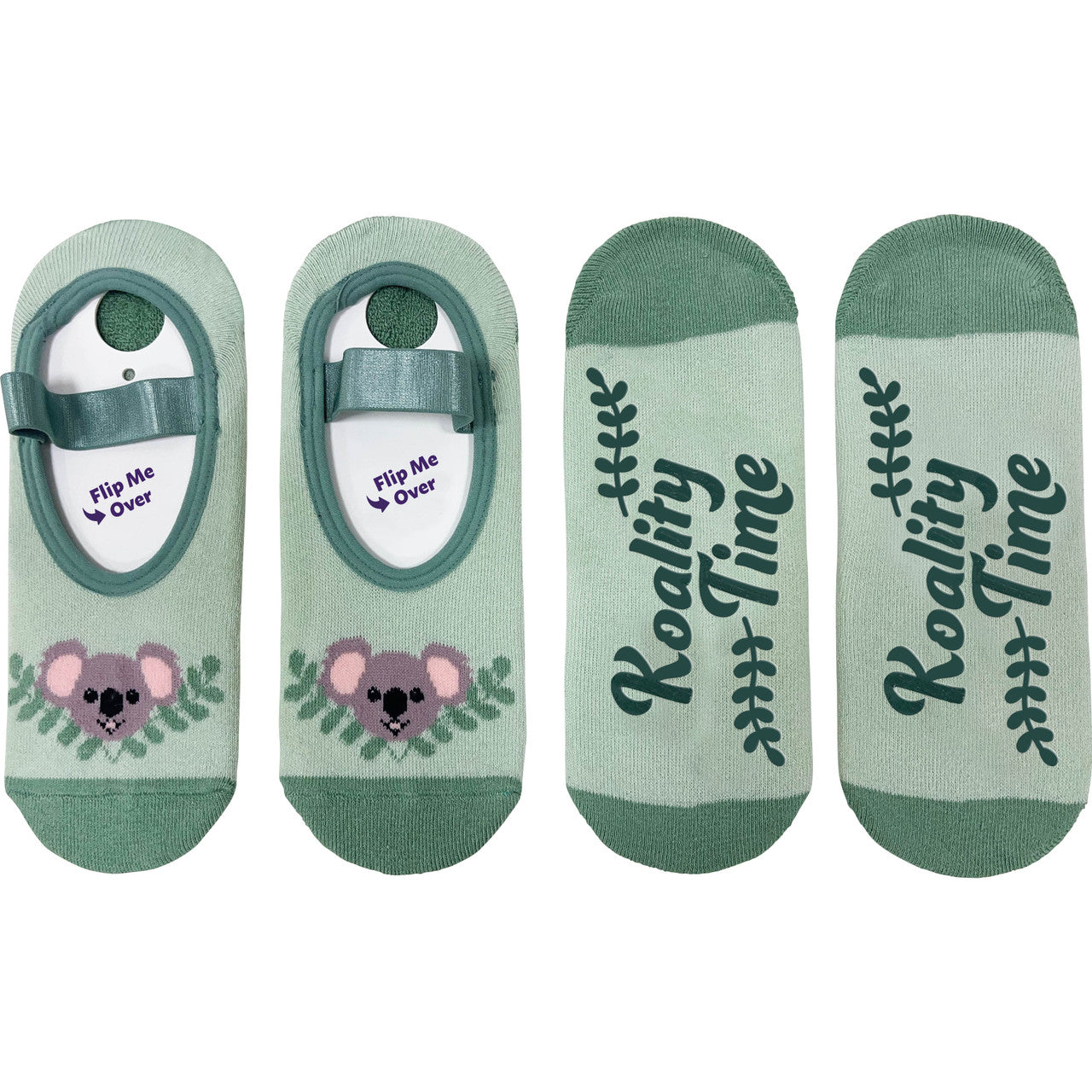 Koala Face Eucalyptus Scented Socks - Image