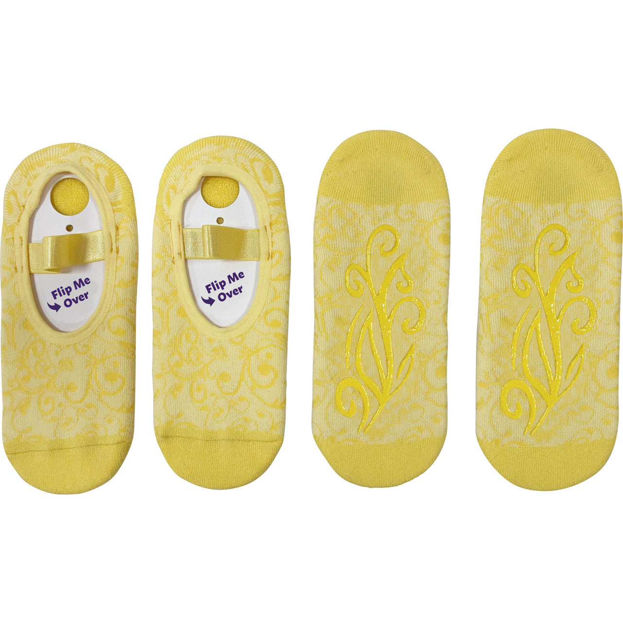 Filigree Pattern Lemon Scented Socks - Image
