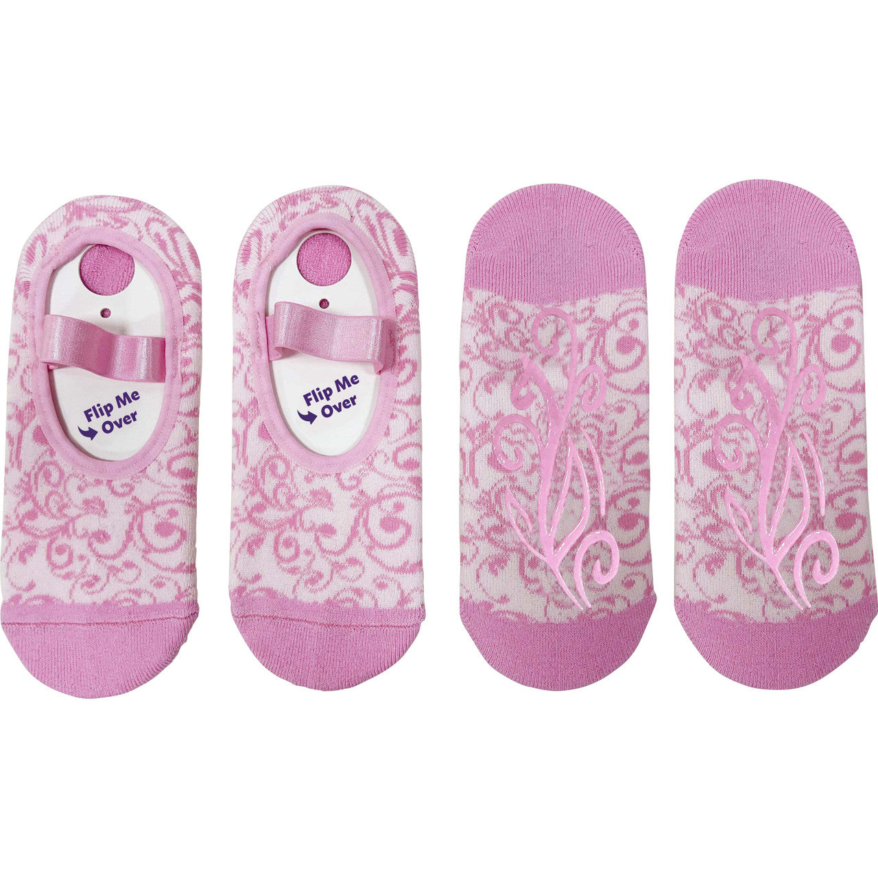 Filigree Pattern Rose Scented Socks - Image