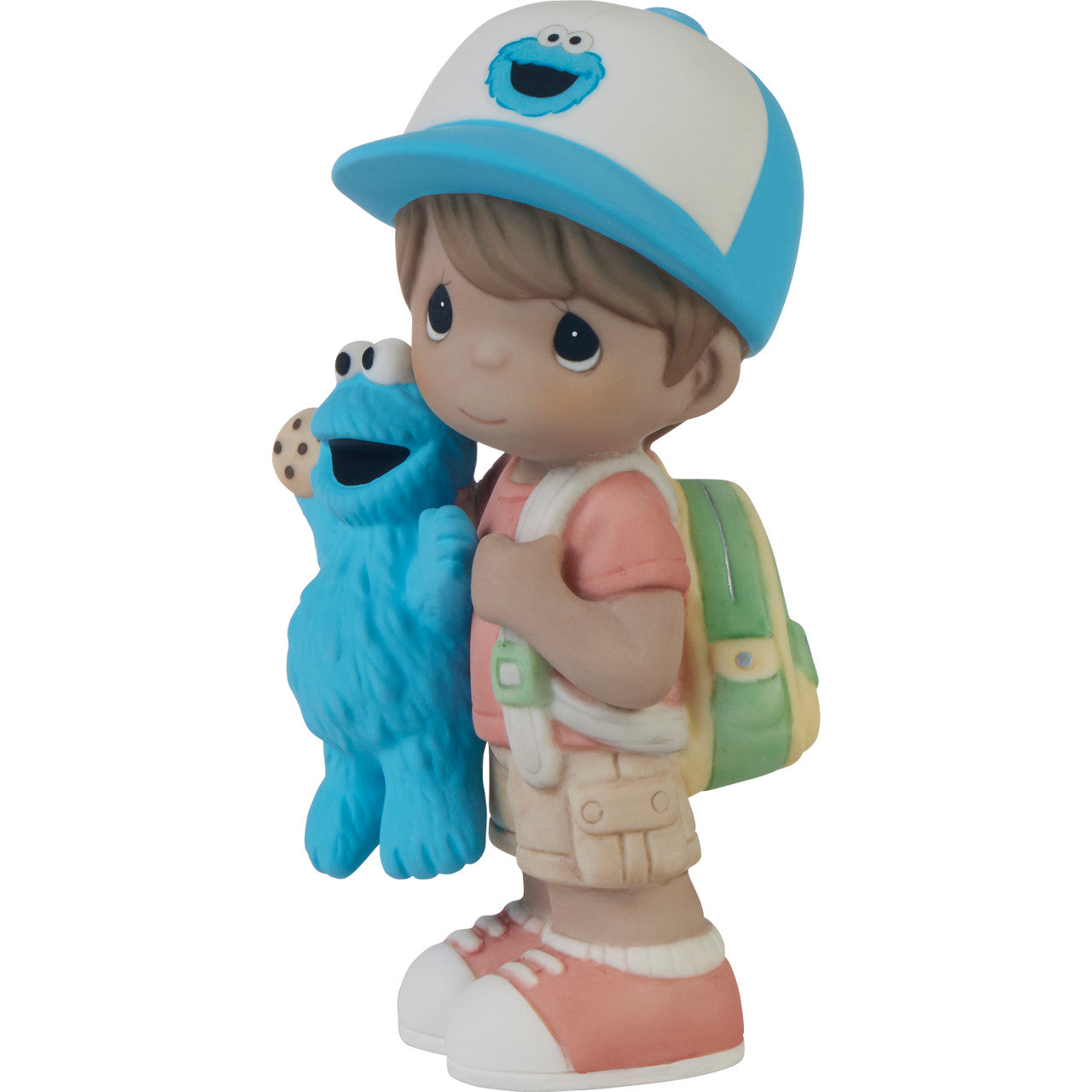 Sesame Street I’m Your Biggest Fan Brunette Boy Figurine - Image