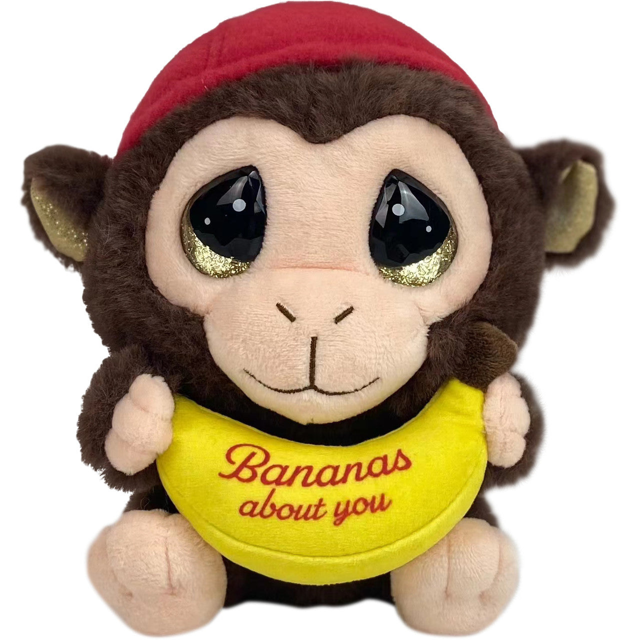 Bananas Monkey Valentine's Day Cutie Pet-tudies Stuffed Animal - Image