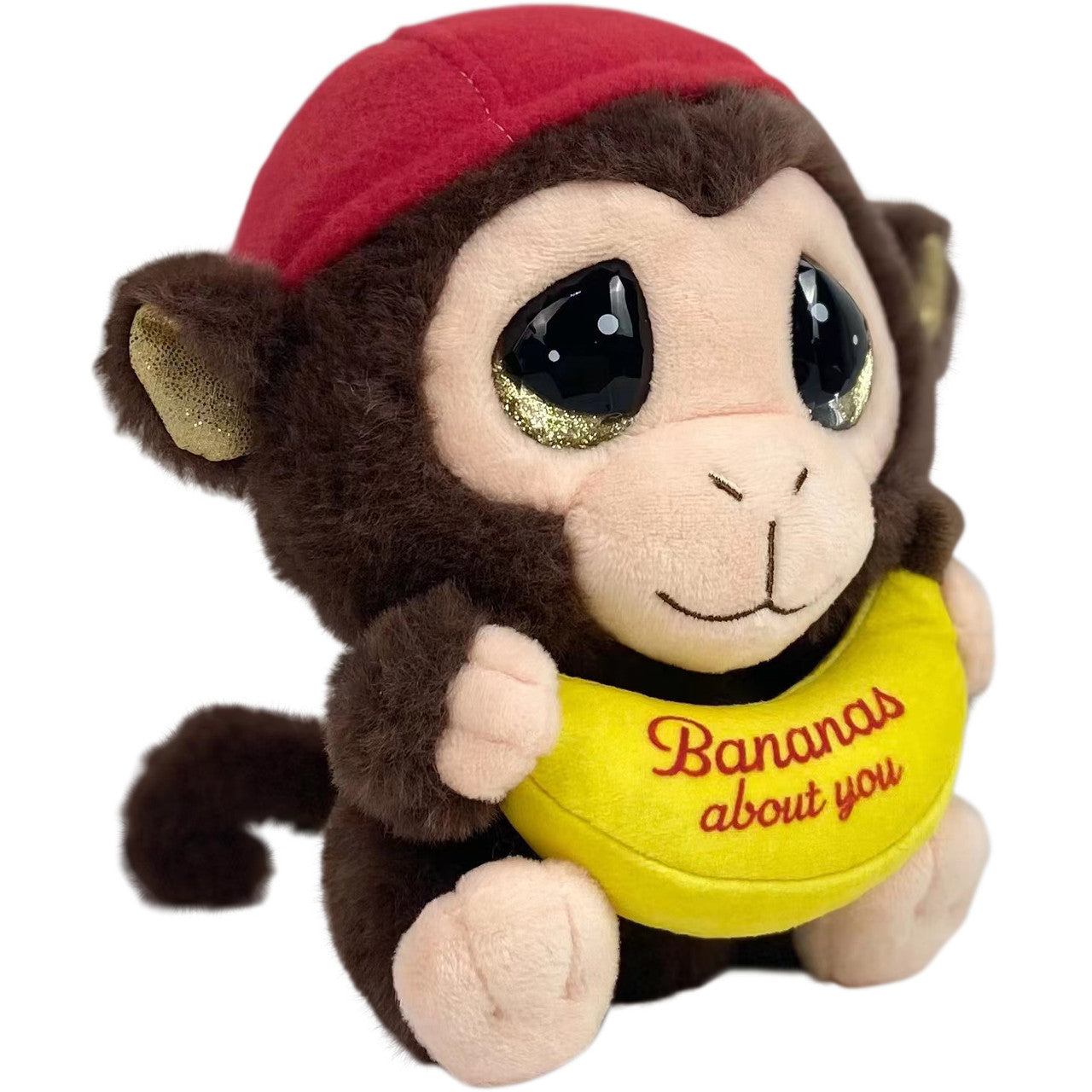 Bananas Monkey Valentine's Day Cutie Pet-tudies Stuffed Animal - Image
