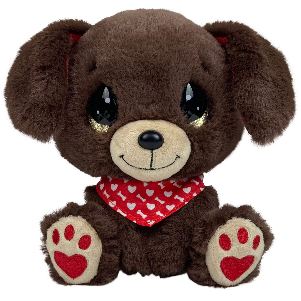 Snuggles Valentine's Day Puppy Cutie Pet-tudies Stuffed Animal - Image