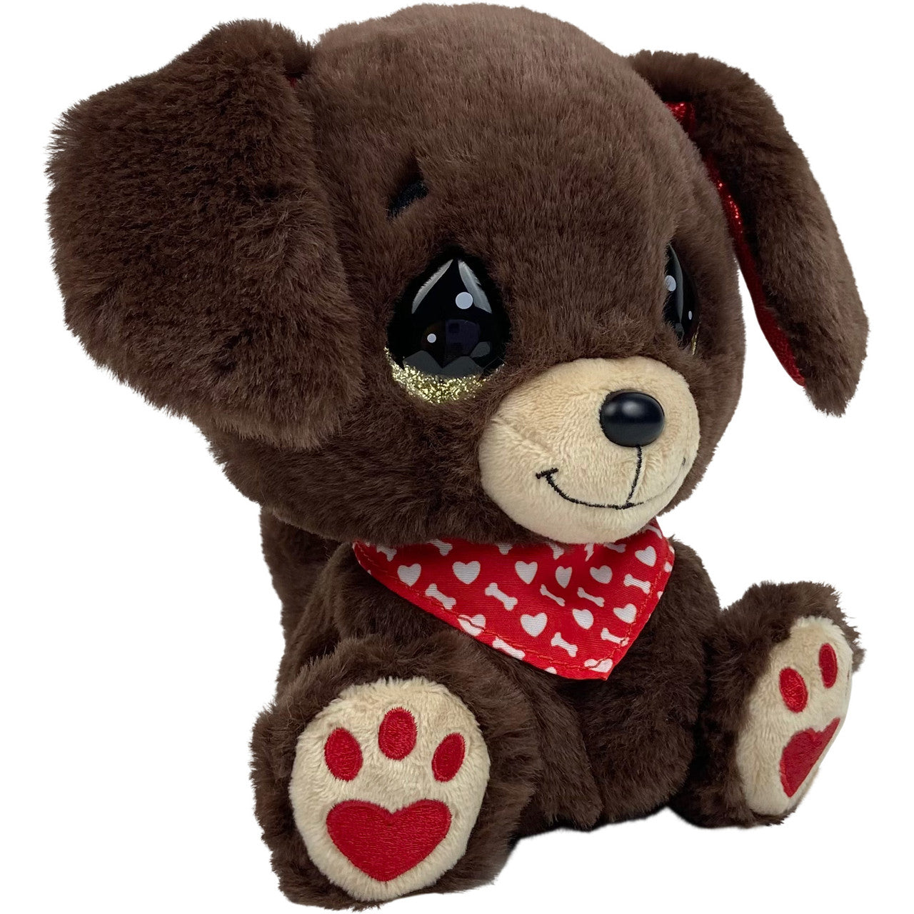 Snuggles Valentine's Day Puppy Cutie Pet-tudies Stuffed Animal - Image