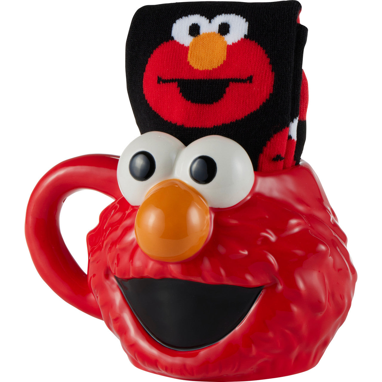 Sesame Street Elmo Faces Mug and Socks Set - Image