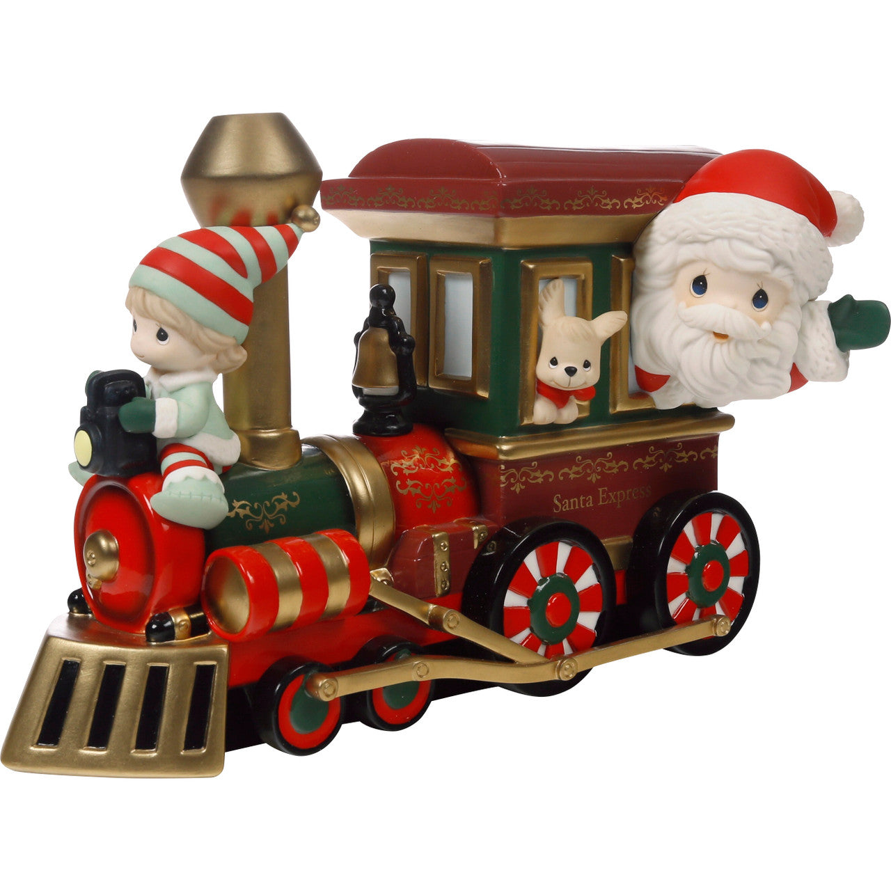 Precious Moments　置物　Christmas サンタさん Precious Moments 241032 Santa Claus Is Back In Town Limited