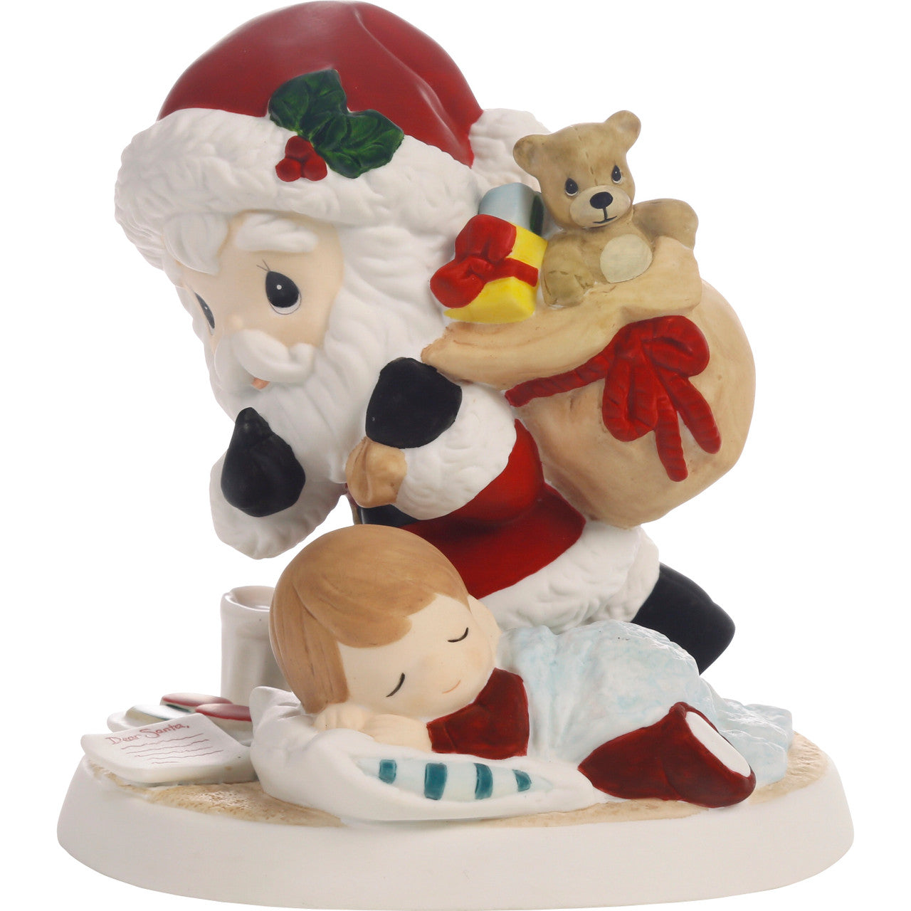 Precious Moments 241035 Dear Santa Bisque Porcelain Figurine