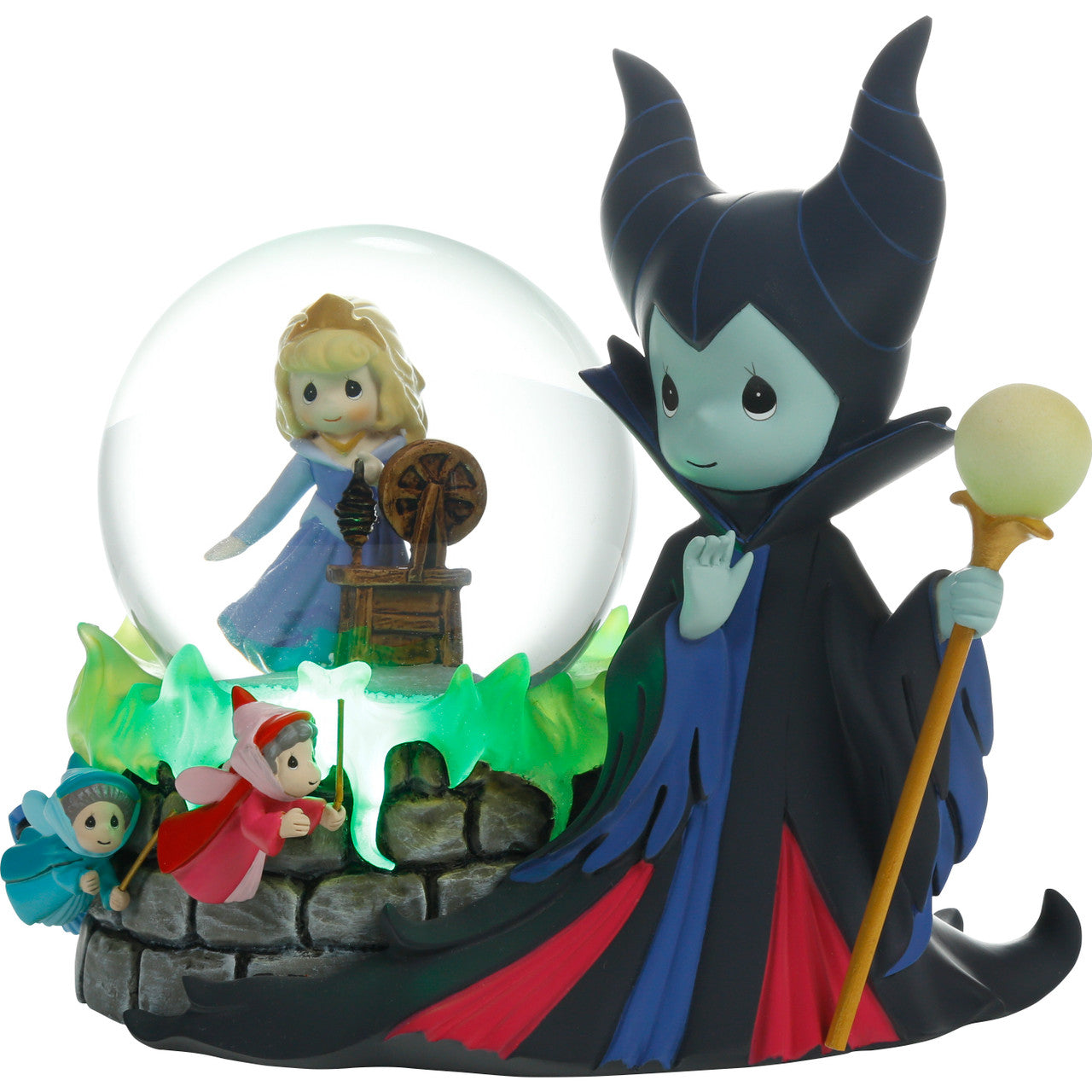 May Kindness Abound Disney Sleeping Beauty Musical Snow Globe - Image