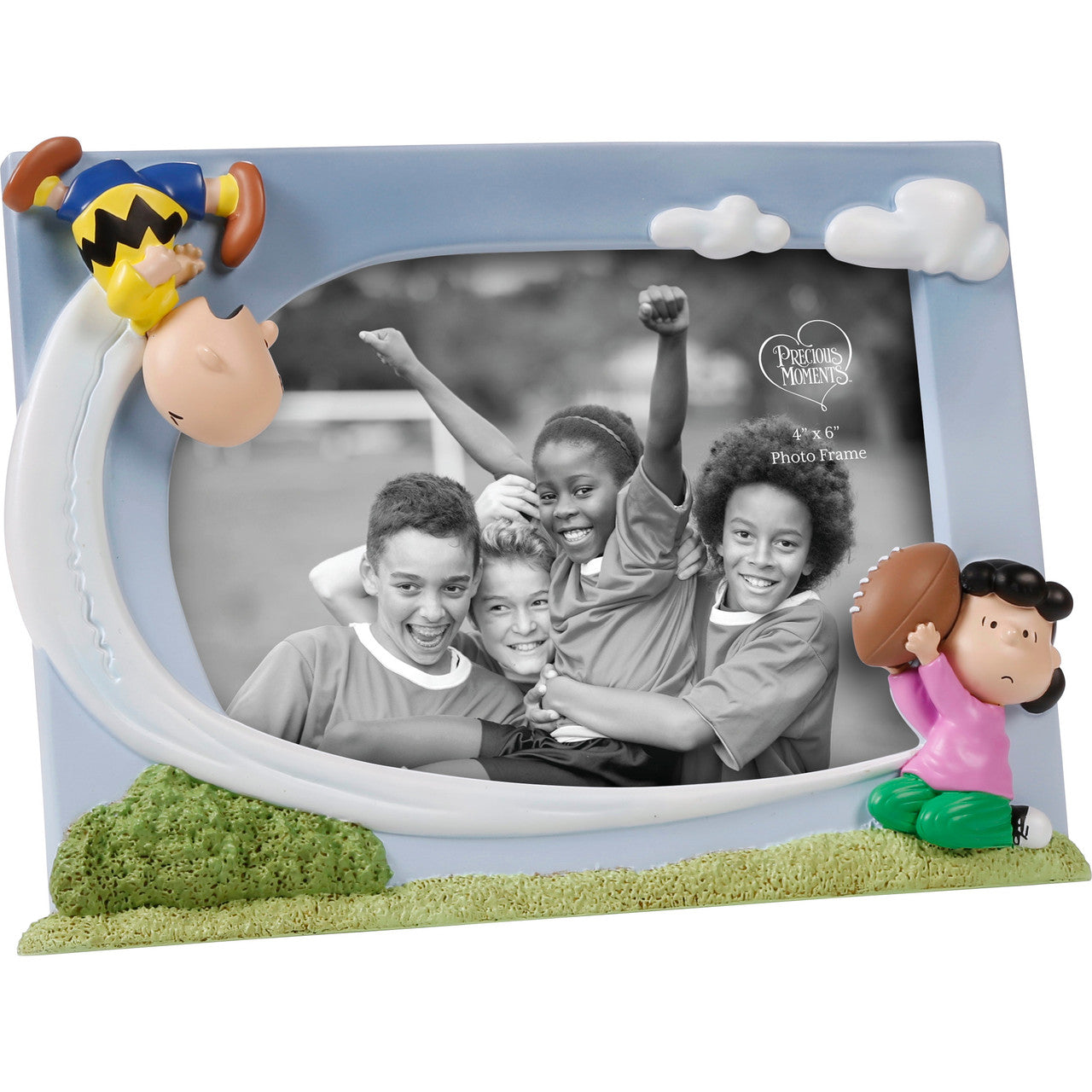 Peanuts Never Give Up 4”x6” Photo Frame - Image