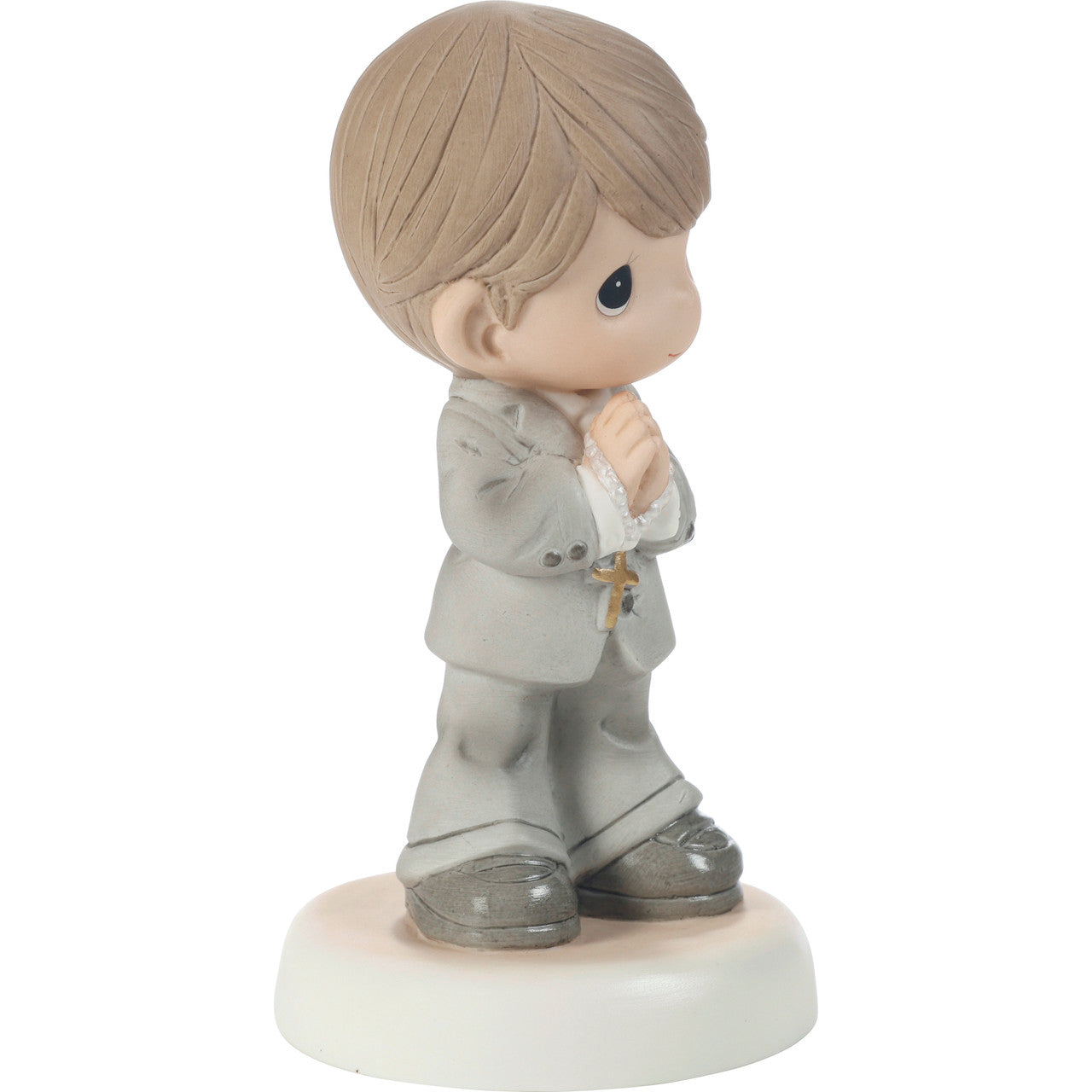 My First Communion Brunette Boy Figurine - Image