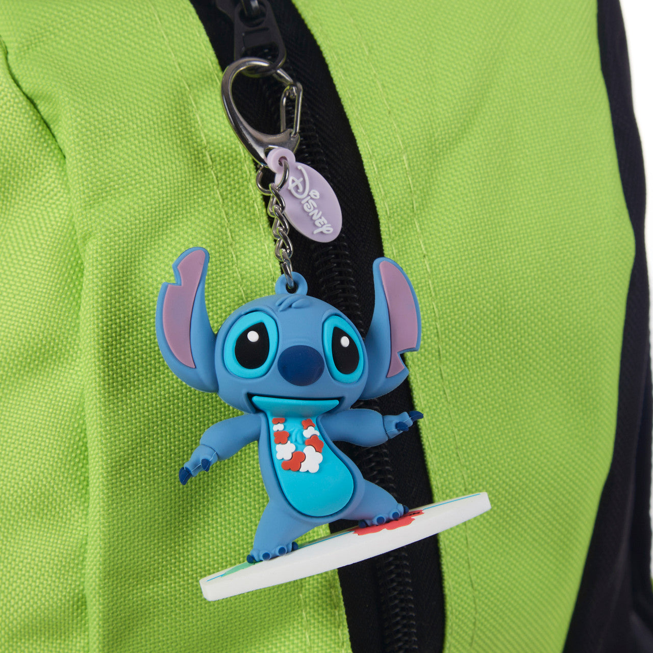 Disney Stitch Surfing Backpack Clip - Image