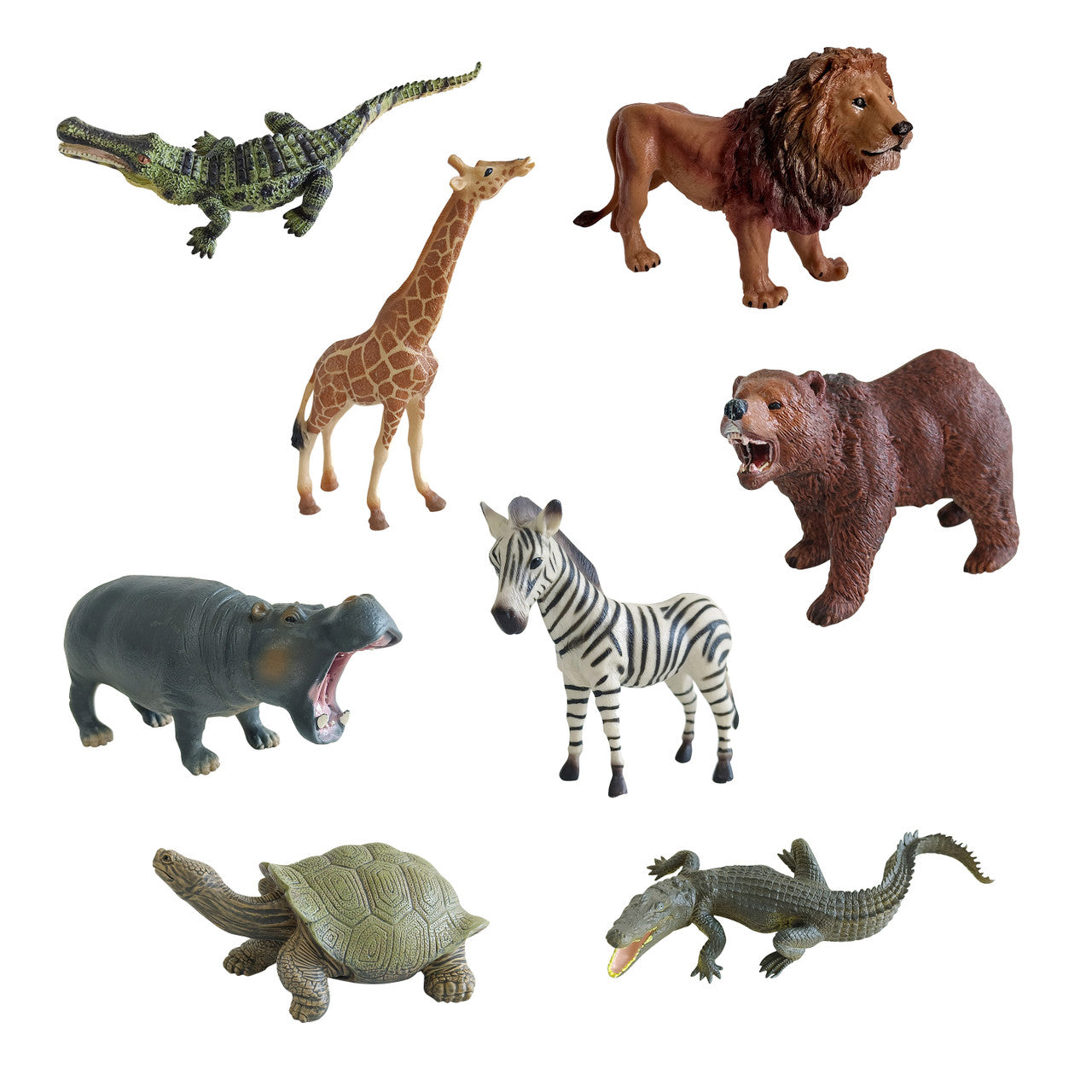 Animal Quest Zoo Animals 8-Piece Set - Image