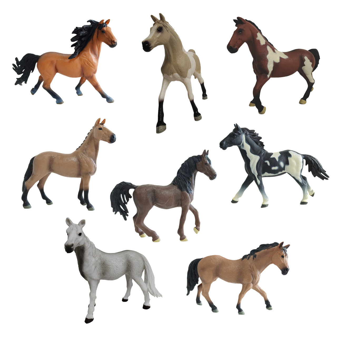 Animal Quest Horses 8-Piece Set - Image