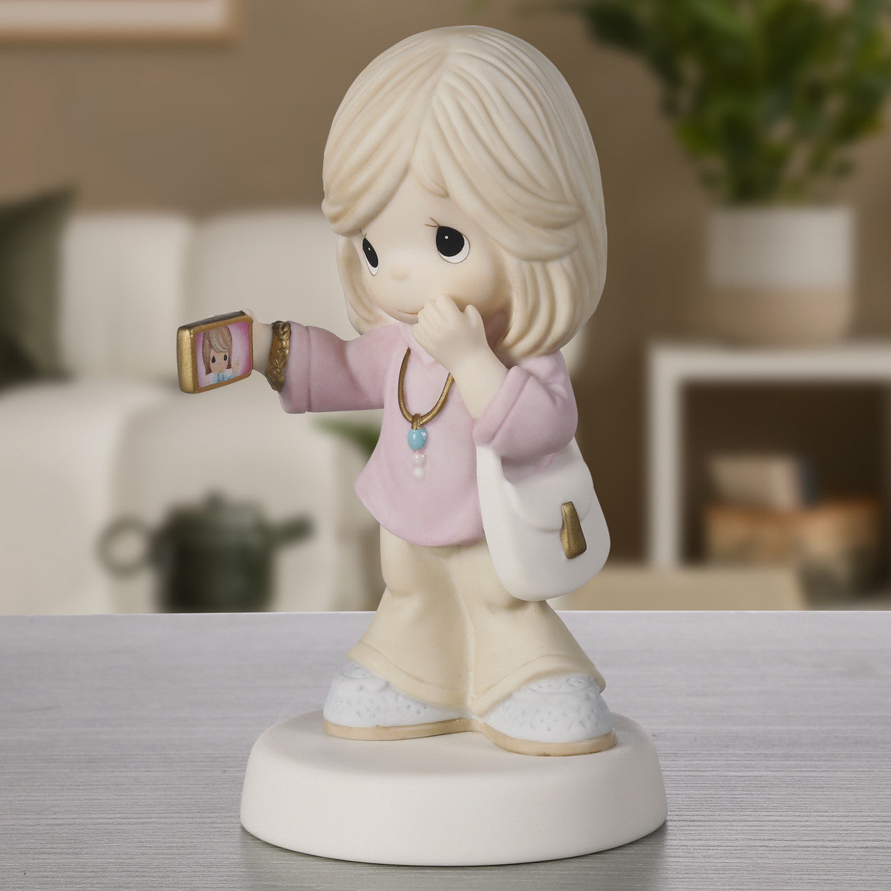Sharing Screen Time Smiles With Grandma Personalizable Figurine - Image