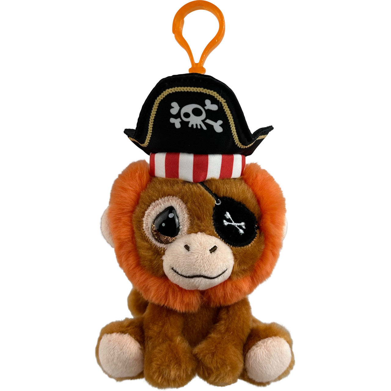 Cutie Pet-tudies 249807 Halloween Orangutan Plush Backpack Clip