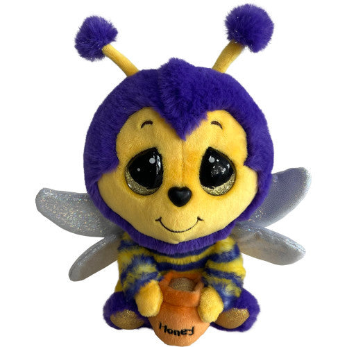 Abbott Dark Purple Bee Cutie Pet-tudies Stuffed Animal - Image
