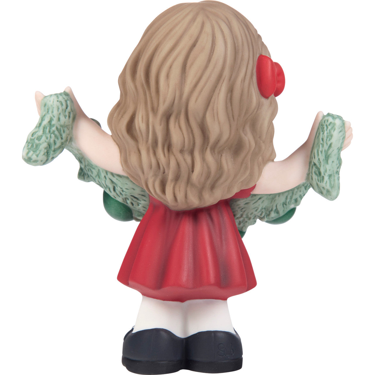 Deck The Halls 2025 Dated Girl Figurine - Image