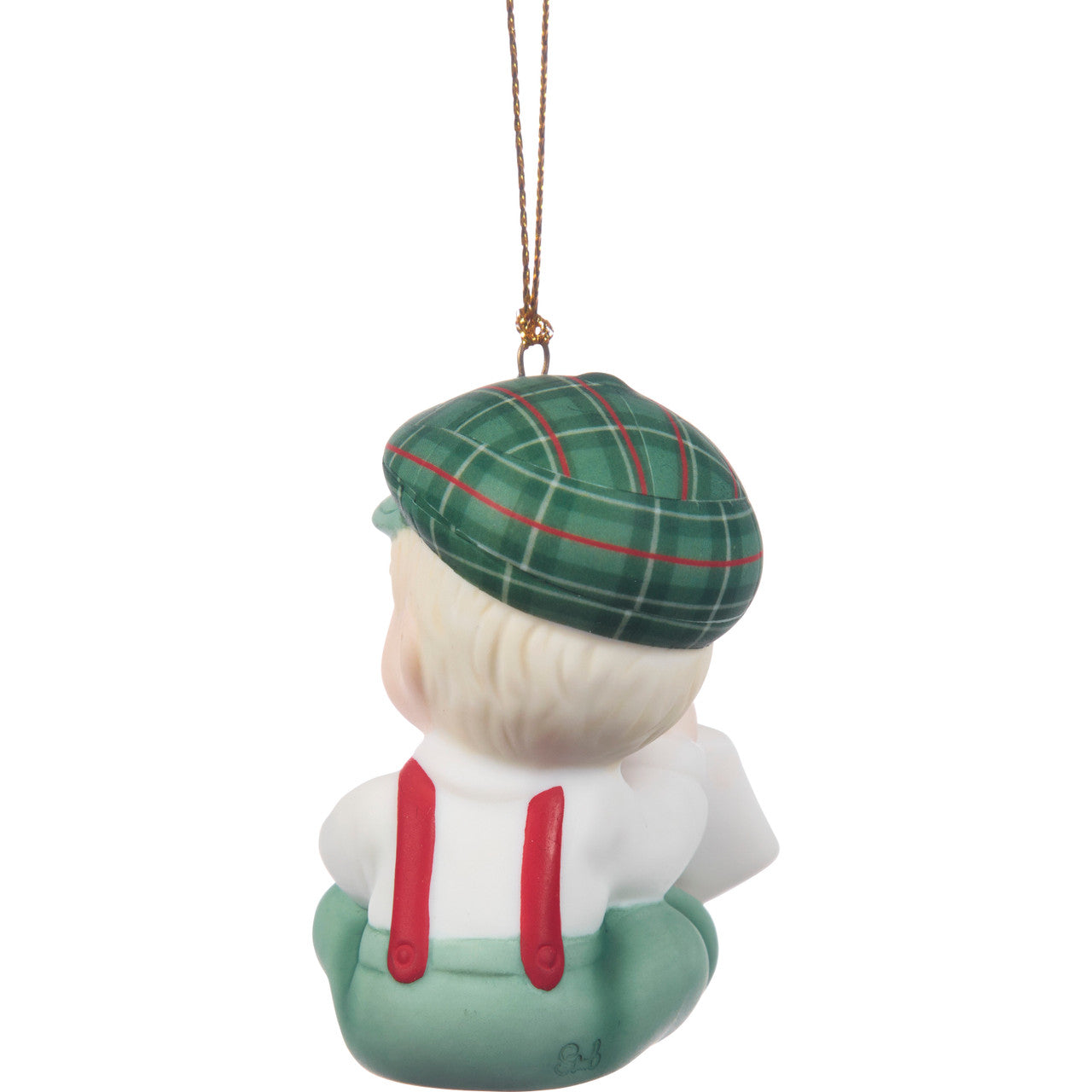 Baby’s First Christmas 2025 Dated Boy Ornament - Image