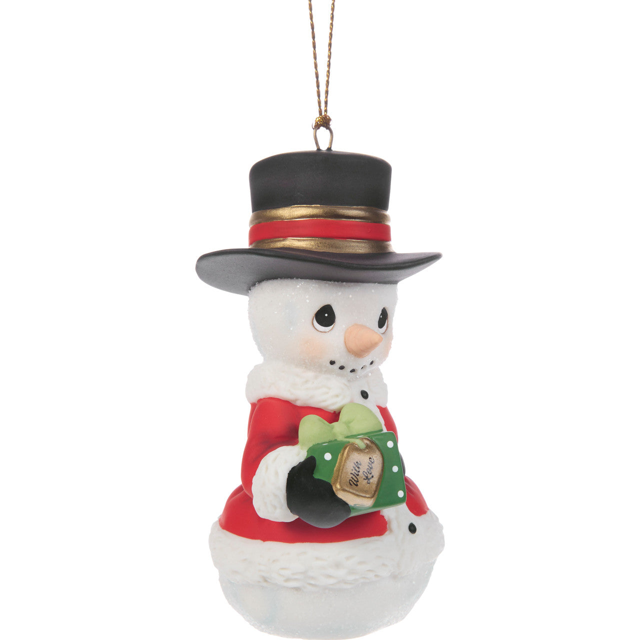 Sharing The Gift Of Love Annual Snowman Ornament - Image