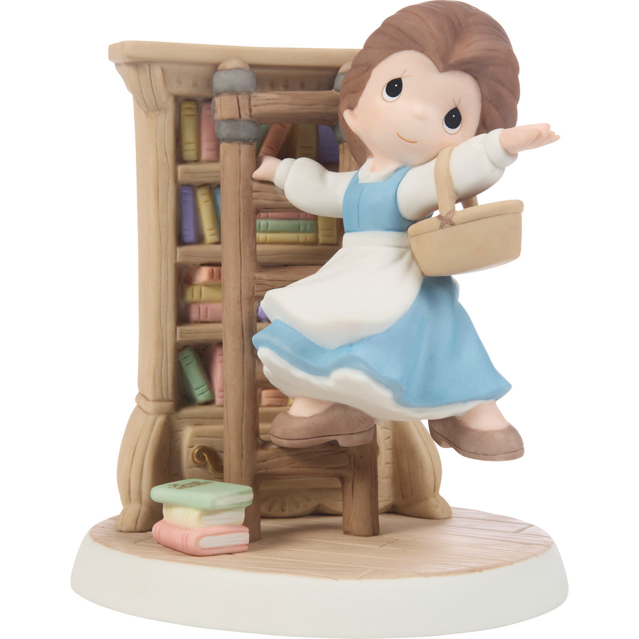 Precious Moments Bisque Porcelain Figurine, Live Your Own Fairy Tale Disney Belle Precious Moments Bisque Porcelain Figurine, Live Your Own Fairy Tale Disney Belle