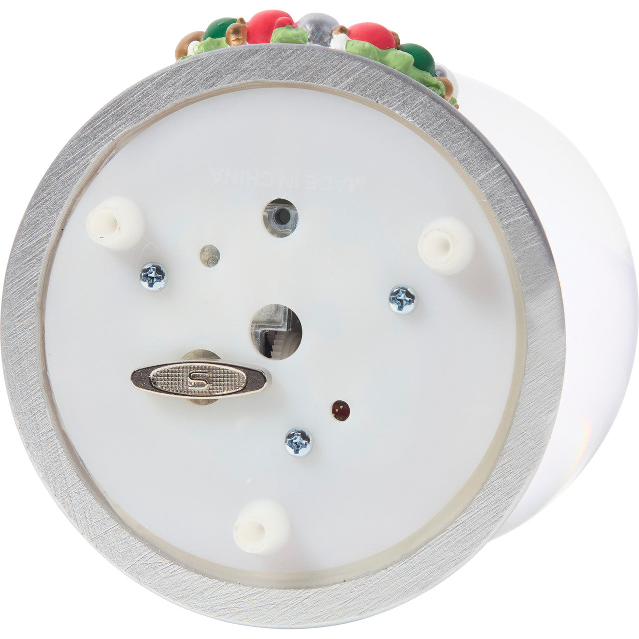 Deck The Halls 2025 Dated Musical Snow Globe - Image