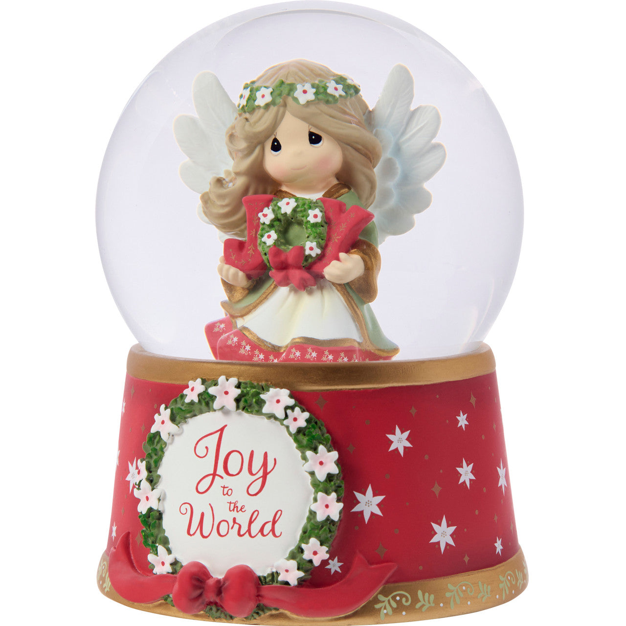 Joy To The World Annual Angel Snow Globe - Image
