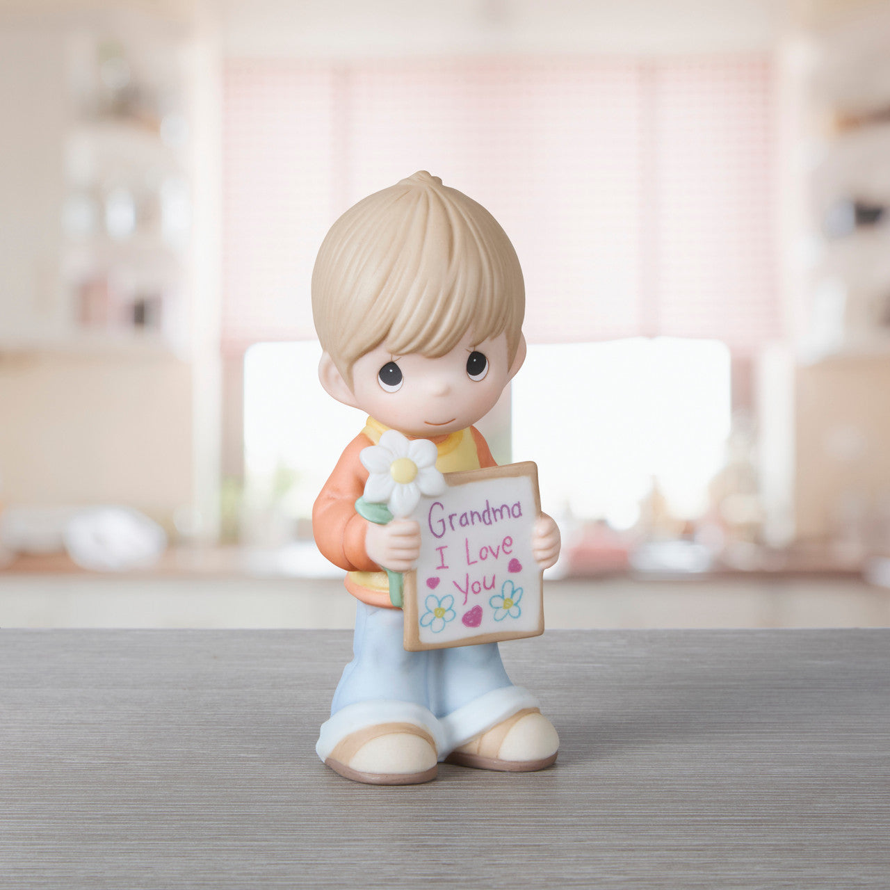 Grandma, I Love You Boy Figurine - Image