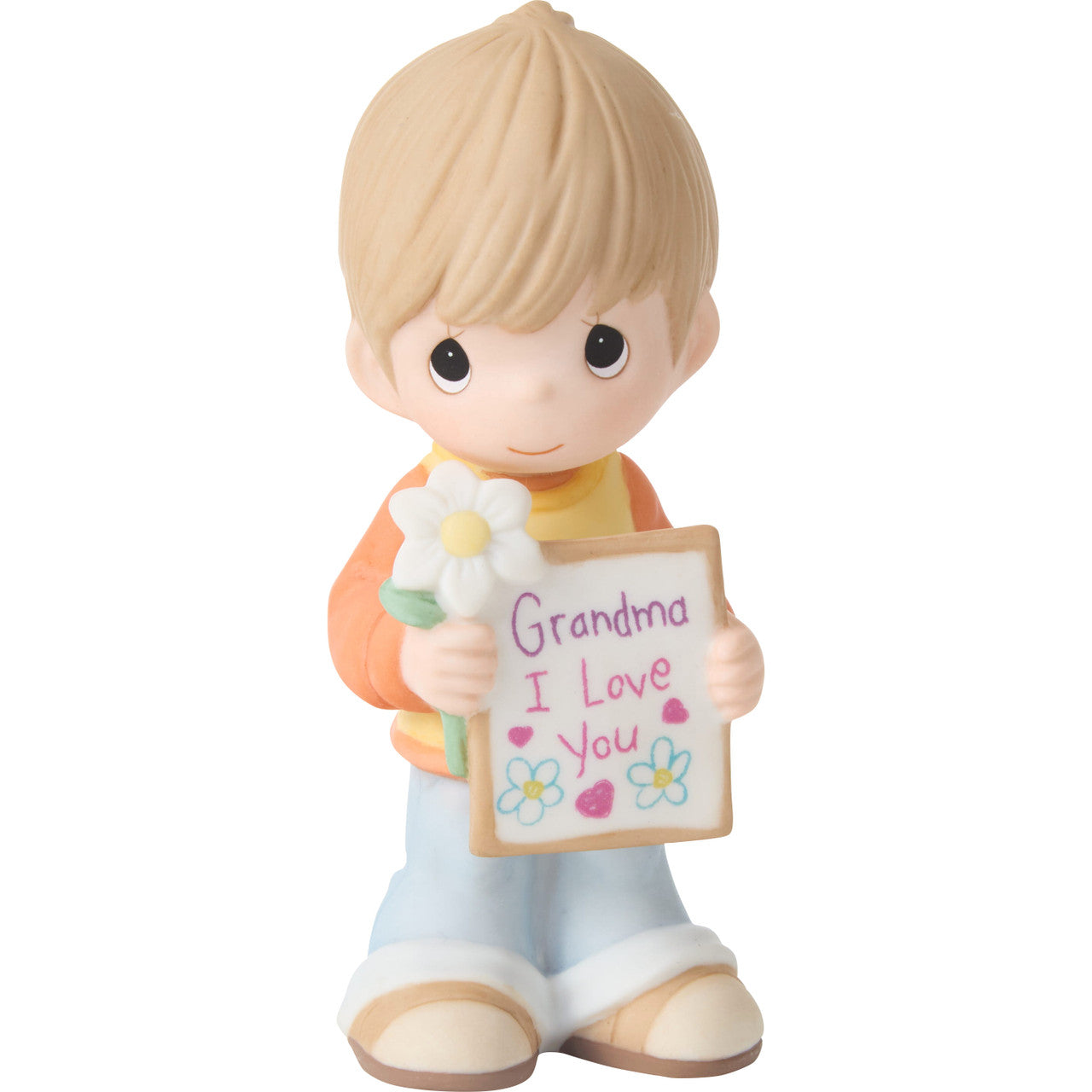 Grandma, I Love You Boy Figurine - Image