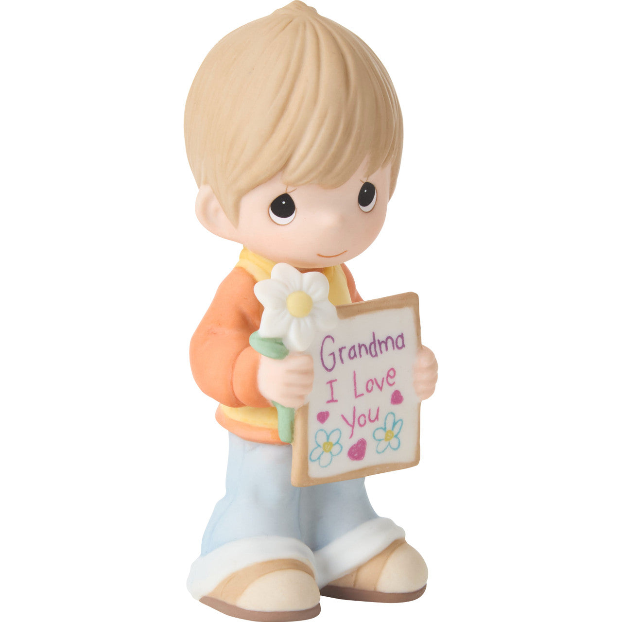 Grandma, I Love You Boy Figurine - Image