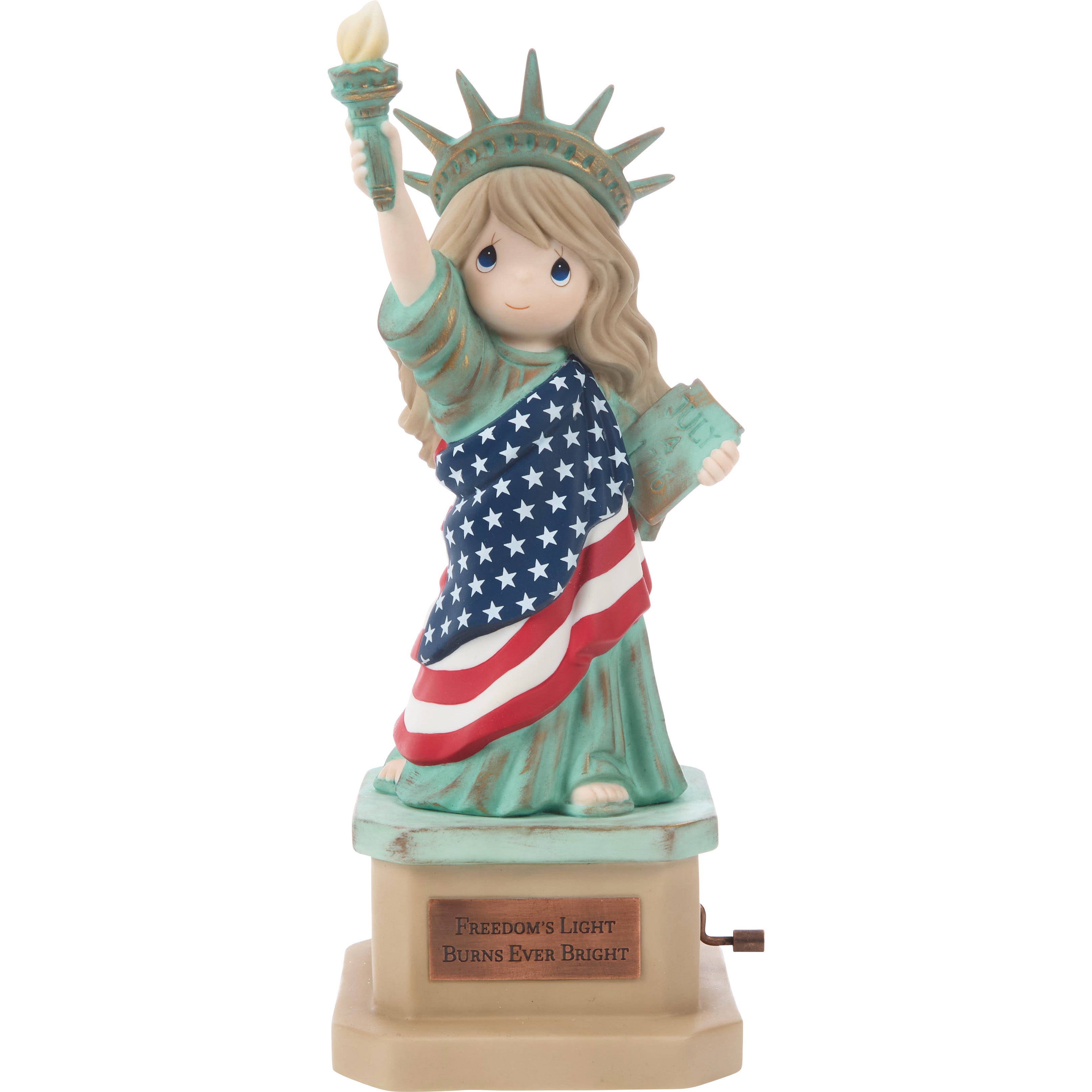 Freedom's Light Burns Ever Bright Statue Of Liberty Figurine
