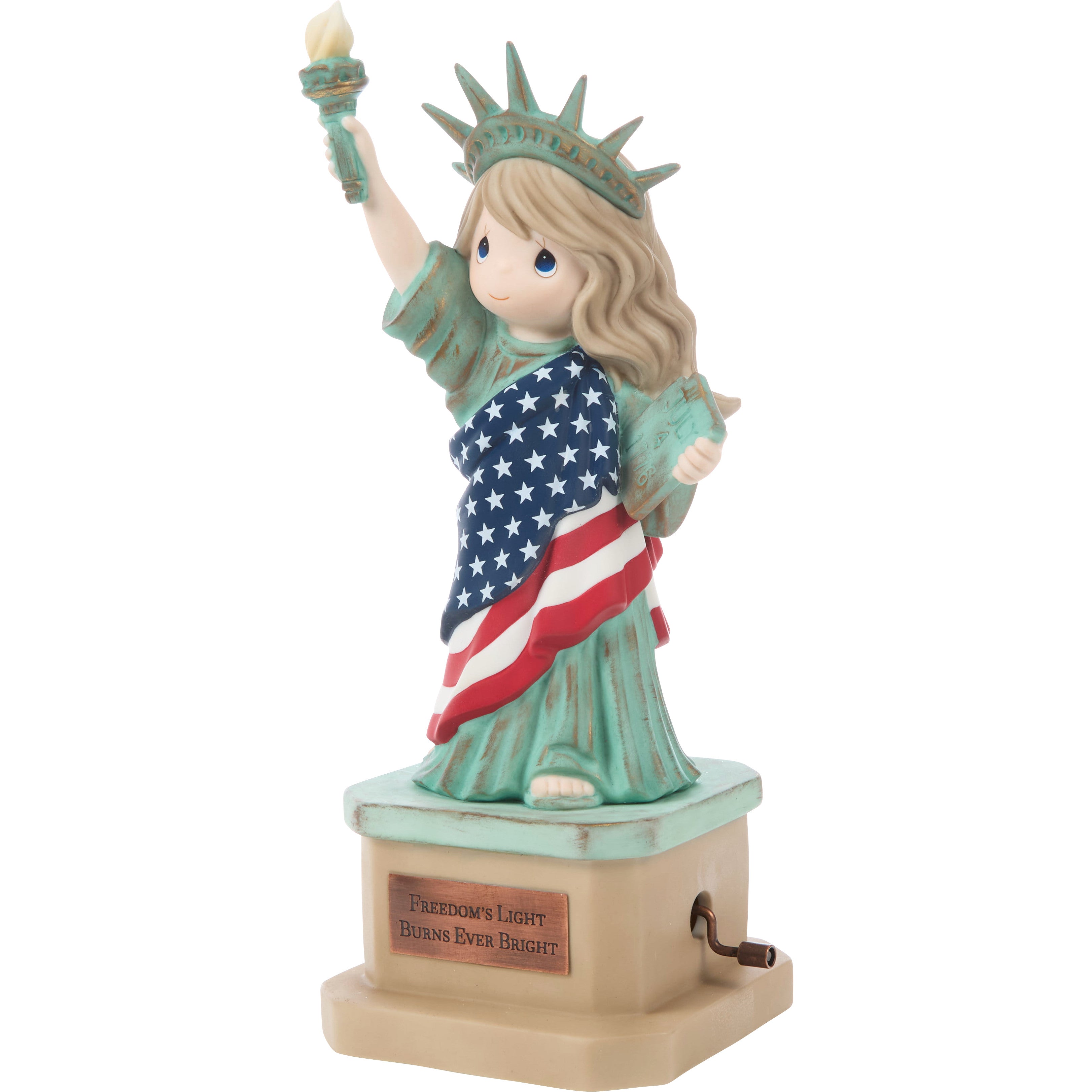 Freedom's Light Burns Ever Bright Statue Of Liberty Figurine - Alternate View 1
