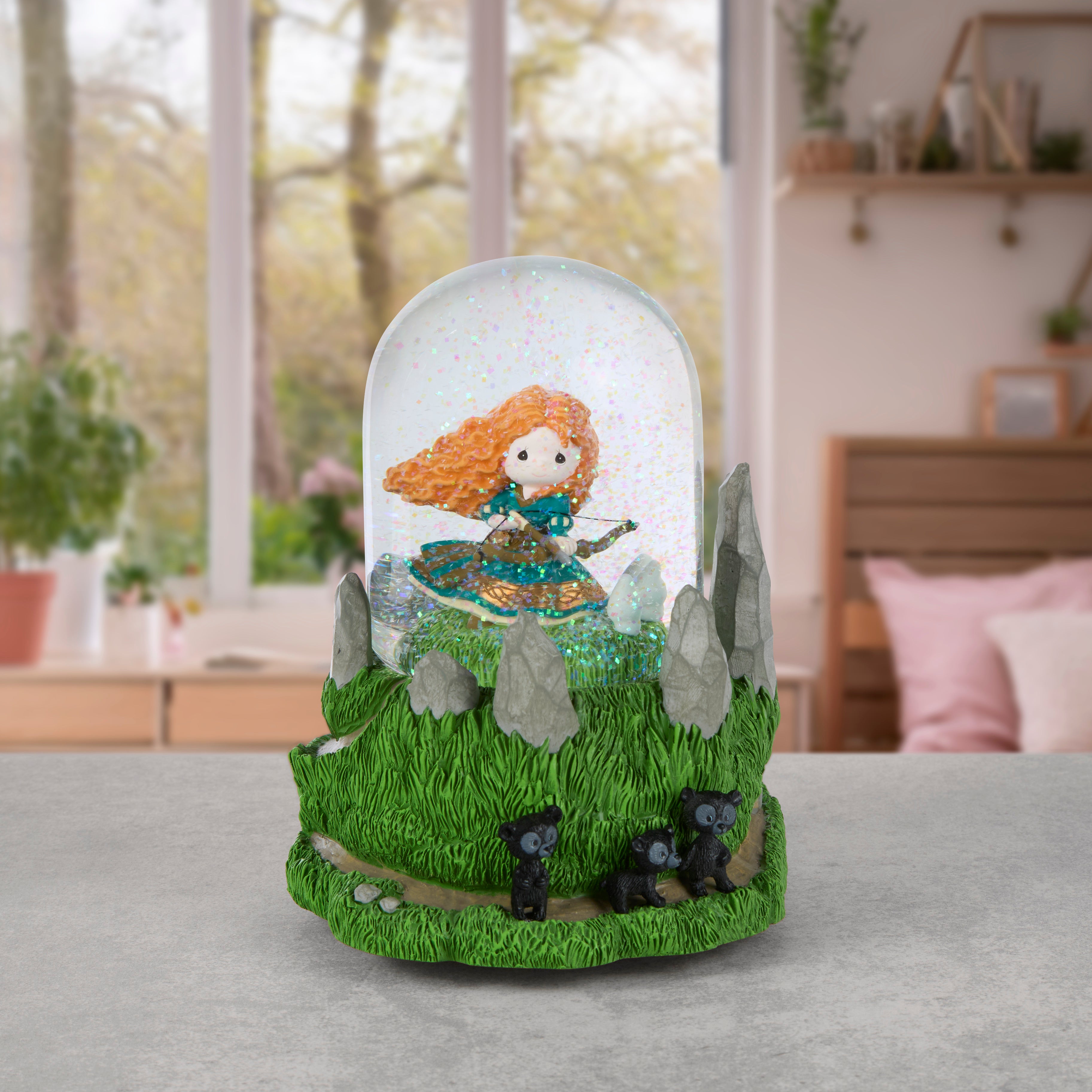 Be Brave, Be Bold, Be You Disney And Pixar Merida Musical Snow Globe - Lifestyle Image