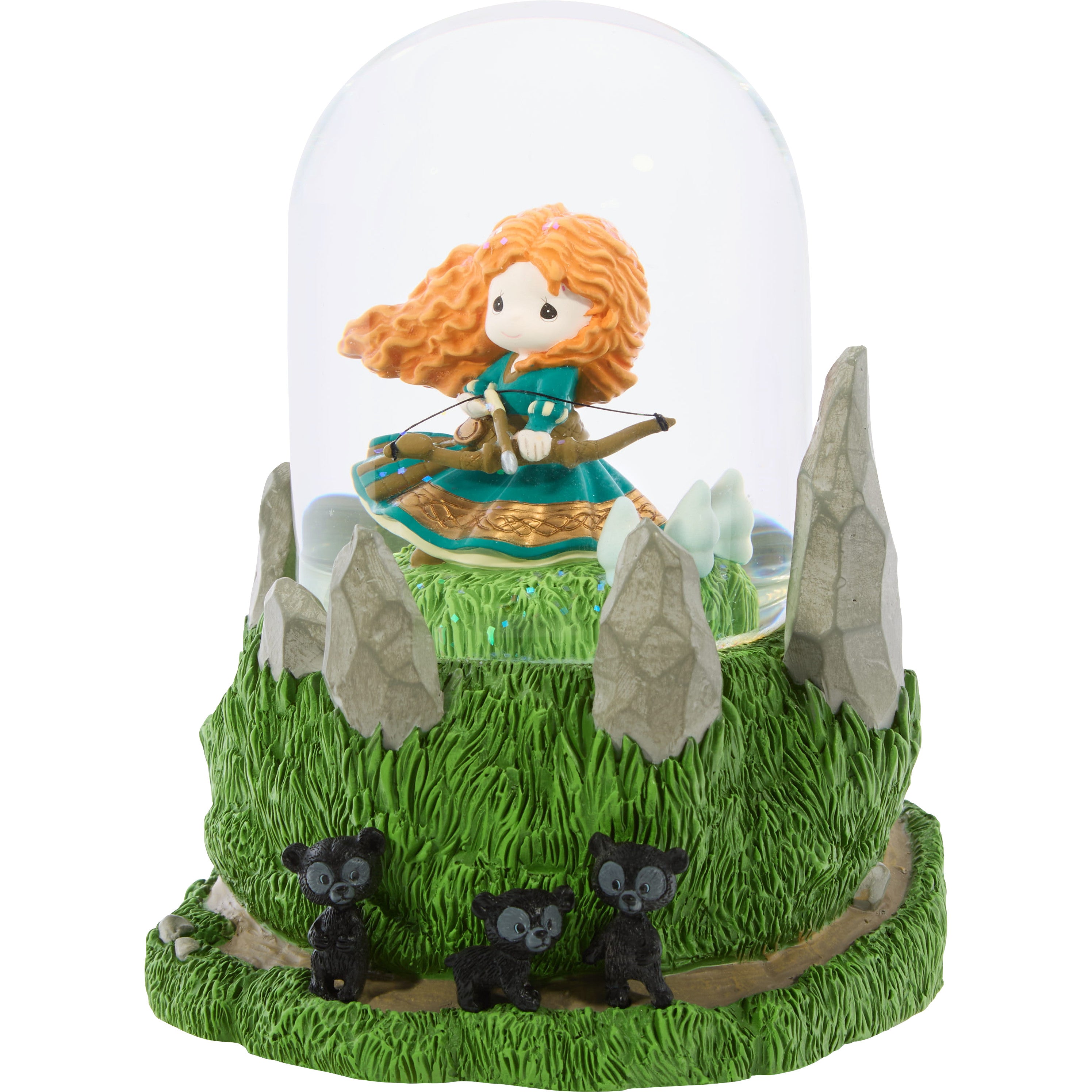 Be Brave, Be Bold, Be You Disney And Pixar Merida Musical Snow Globe - Alternate View 1