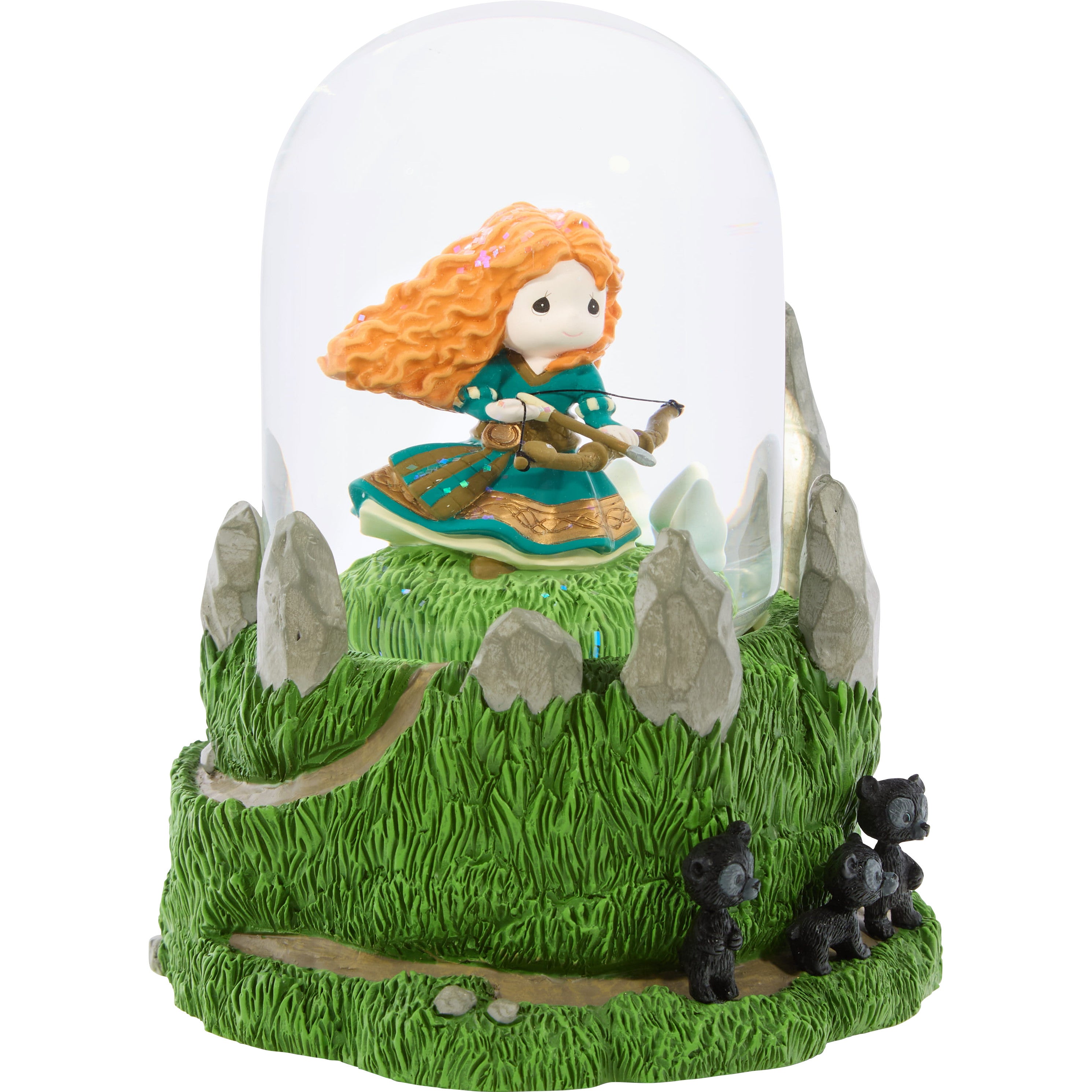 Be Brave, Be Bold, Be You Disney And Pixar Merida Musical Snow Globe - Alternate View 2