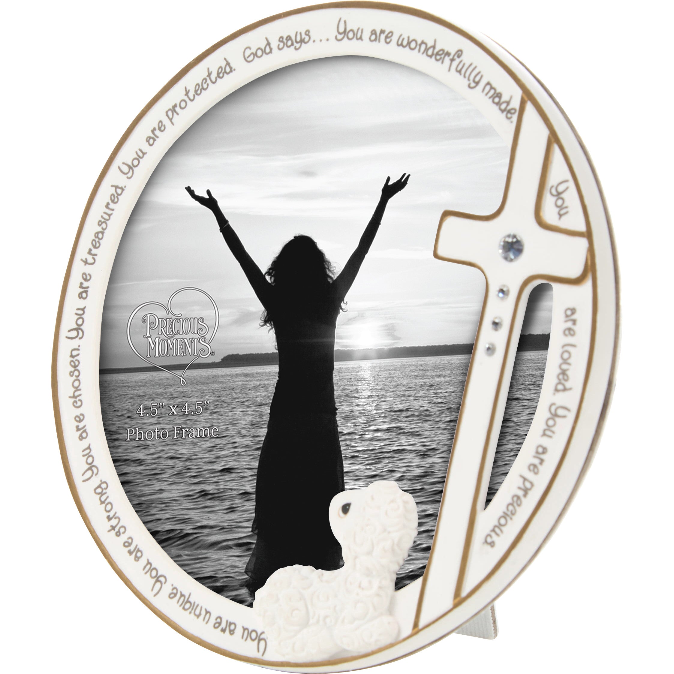 God Says You Are... Baptism Photo Frame - Alternate View 1