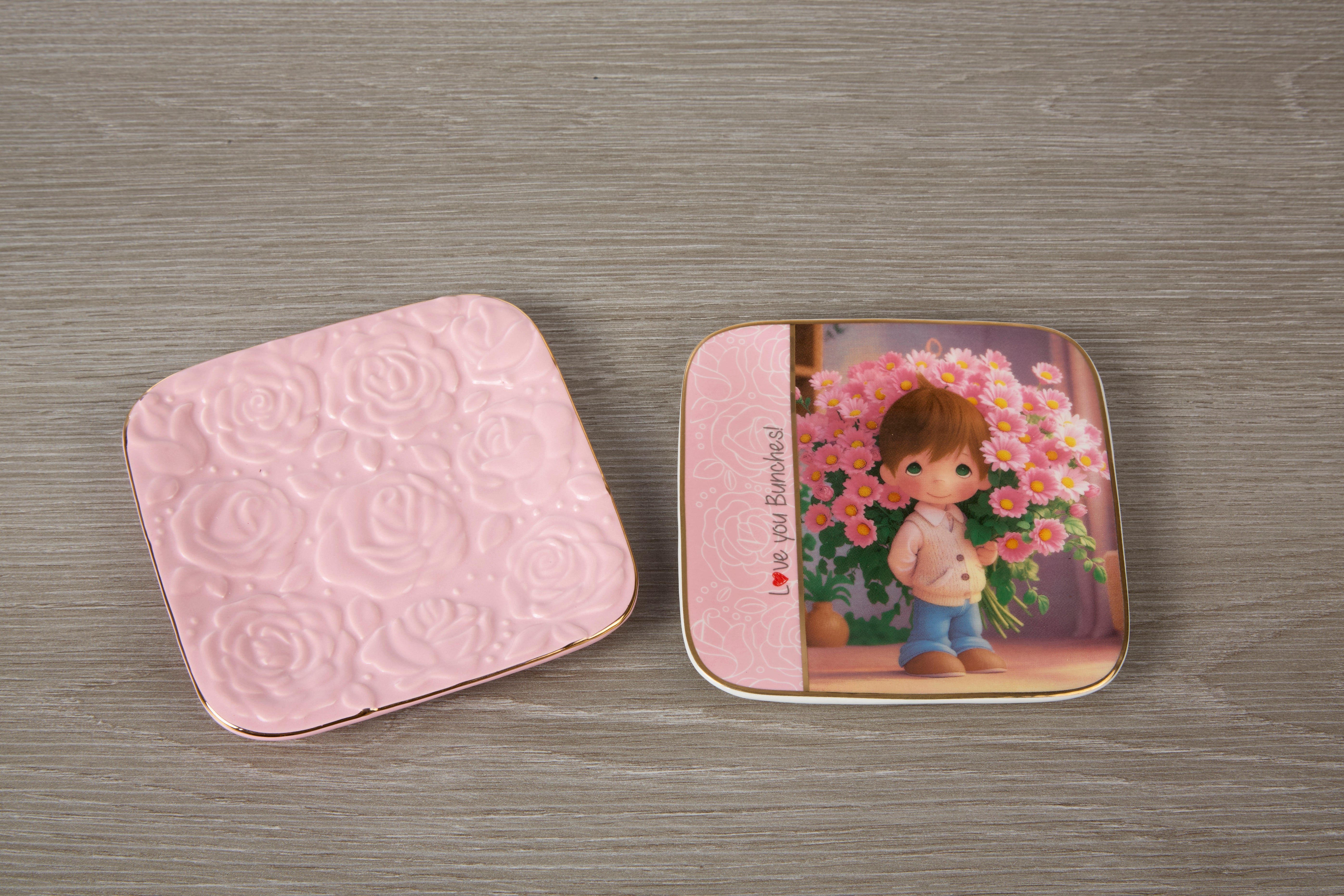 Love You Bunches! Trinket Trays, Boy, Set Of 2 - Lifestyle Image