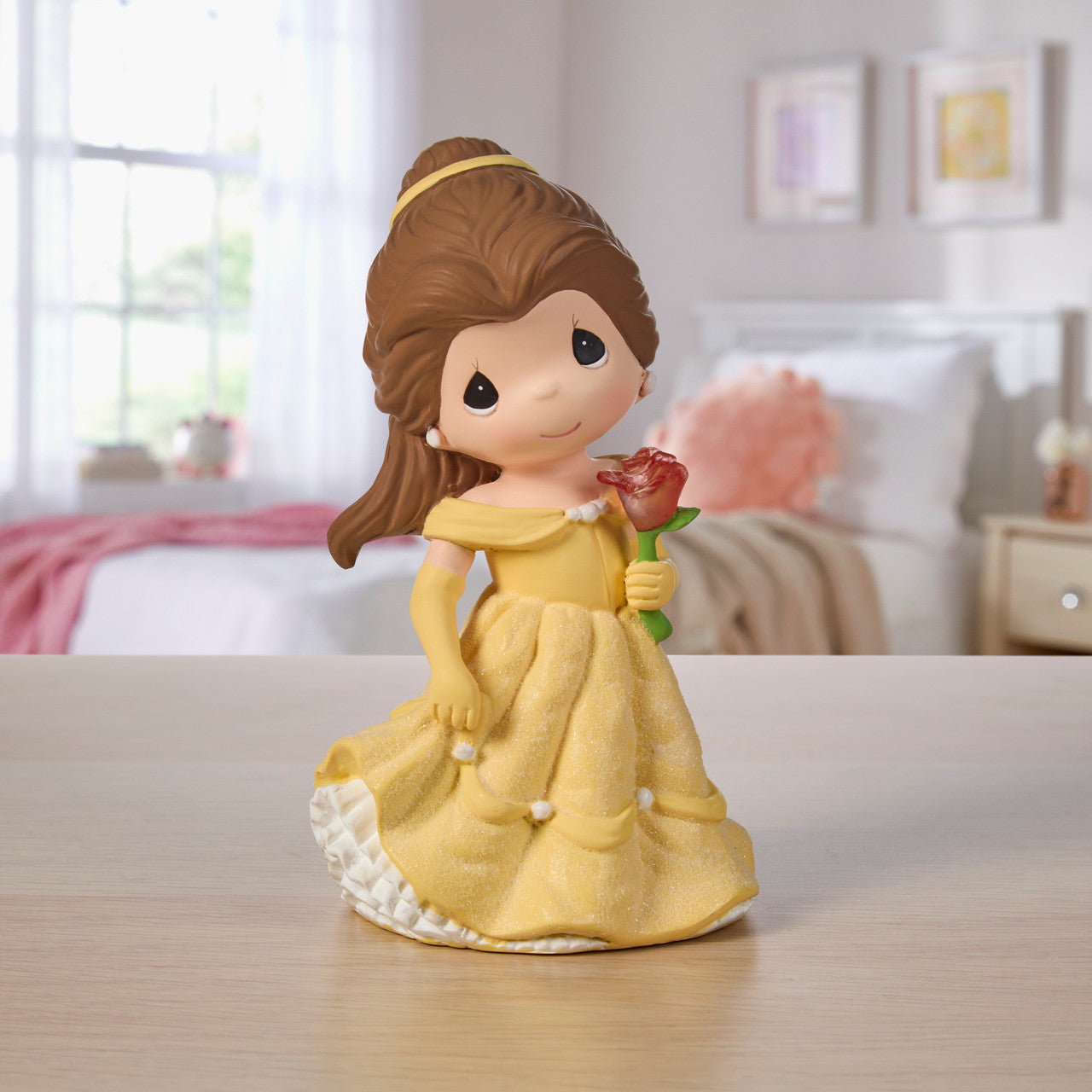 An Enchanting Moment Awaits Disney Belle Resin Figurine - Image