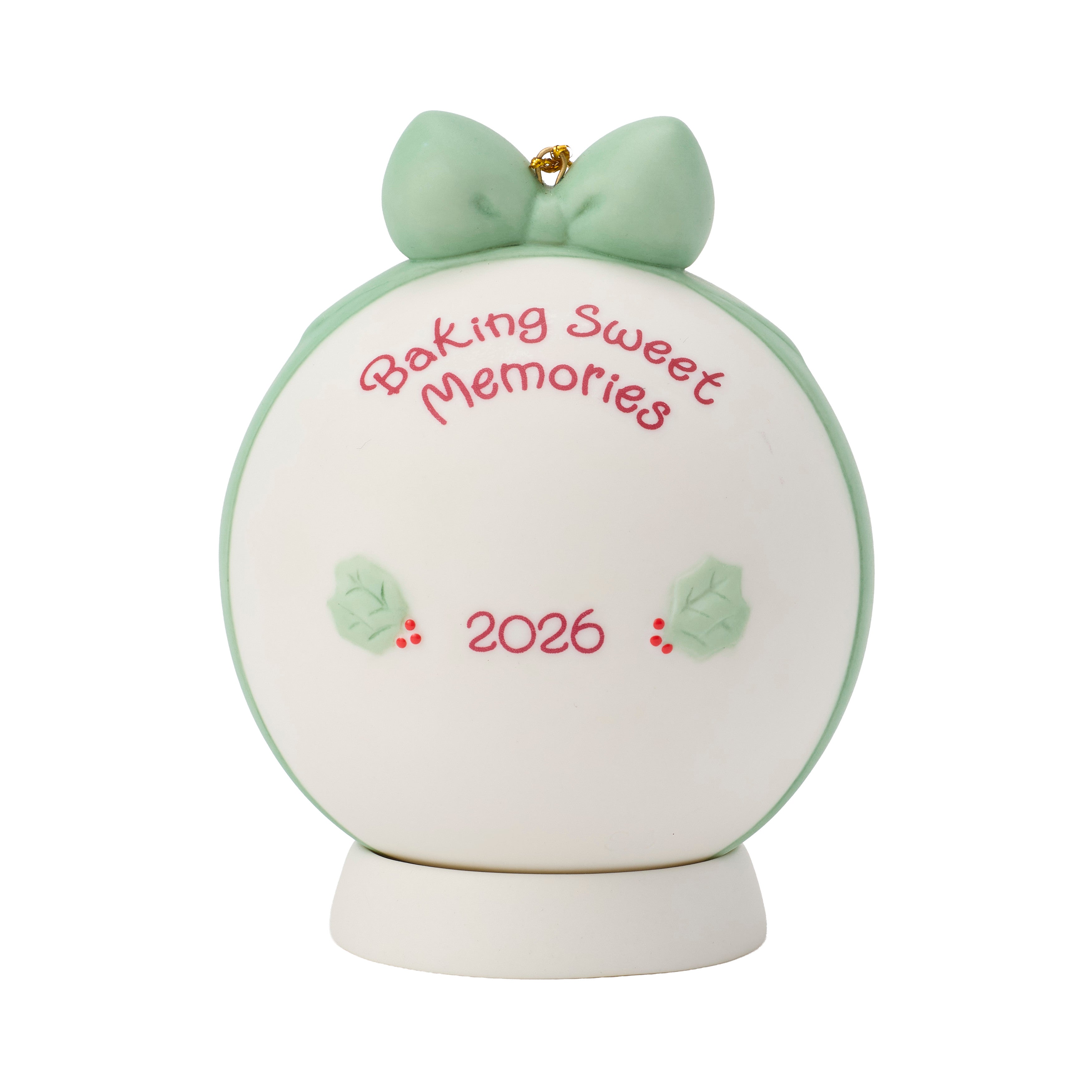 Baking Sweet Memories 2026 Dated Girl Ball Ornament