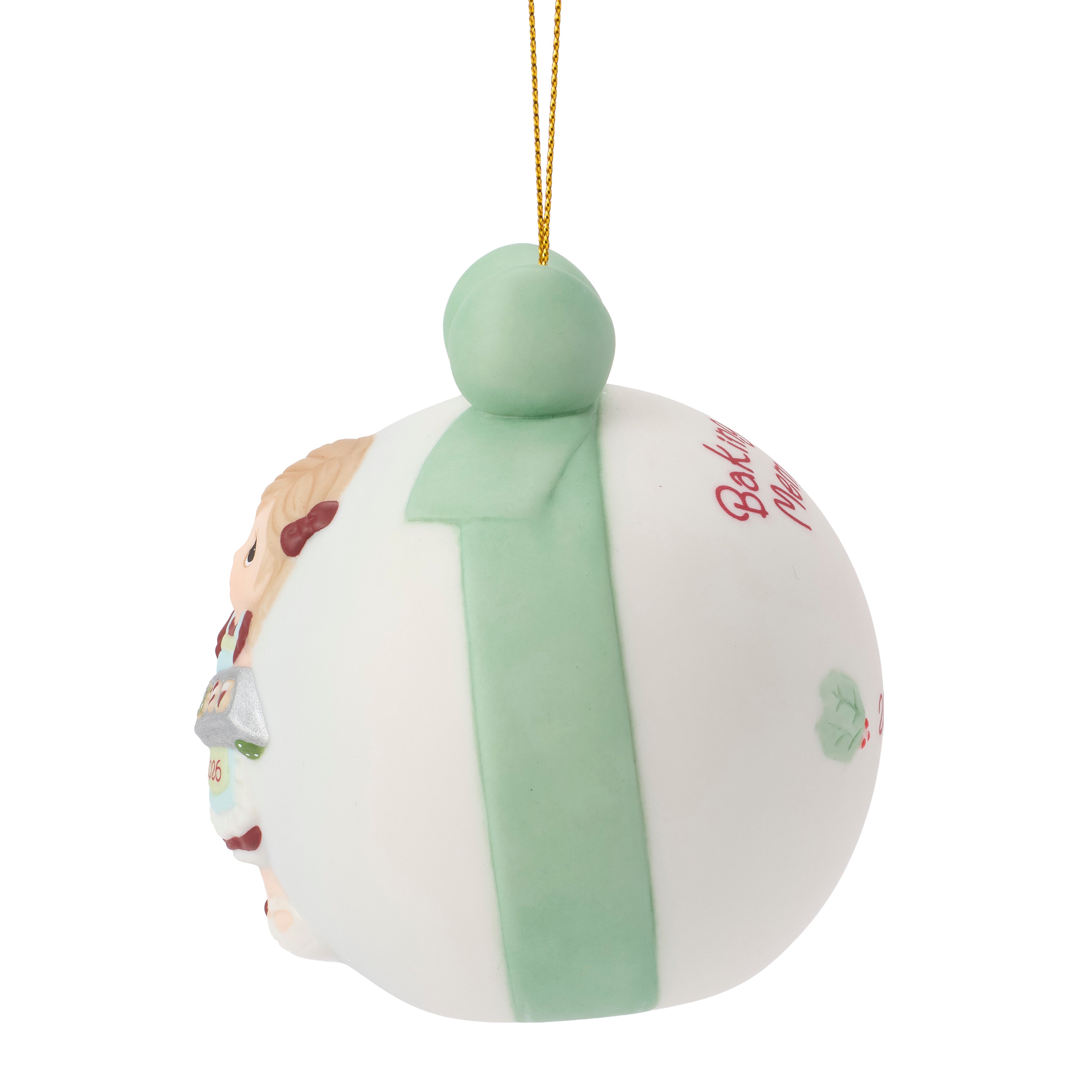 Baking Sweet Memories 2026 Dated Girl Ball Ornament