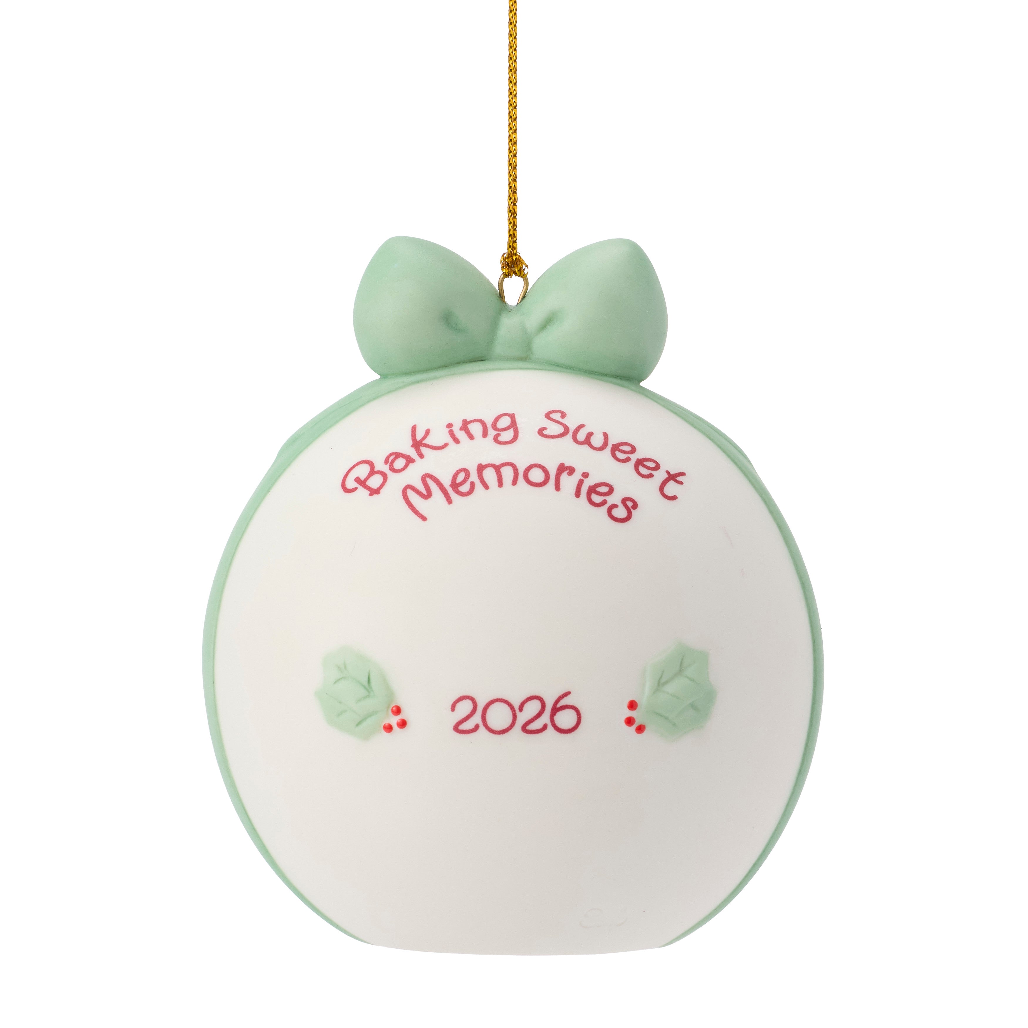 Baking Sweet Memories 2026 Dated Girl Ball Ornament