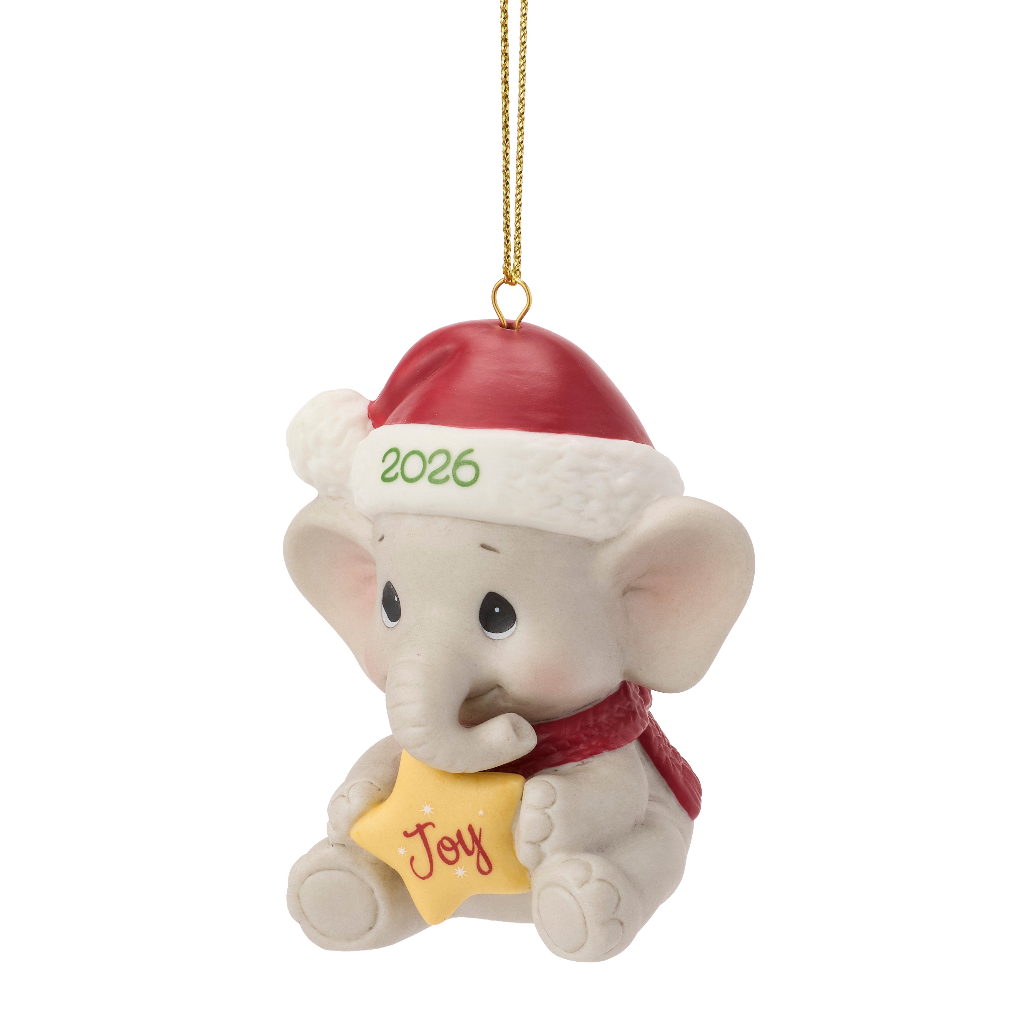 Wishing You Tons Of Joy 2026 Dated Elephant Ornament