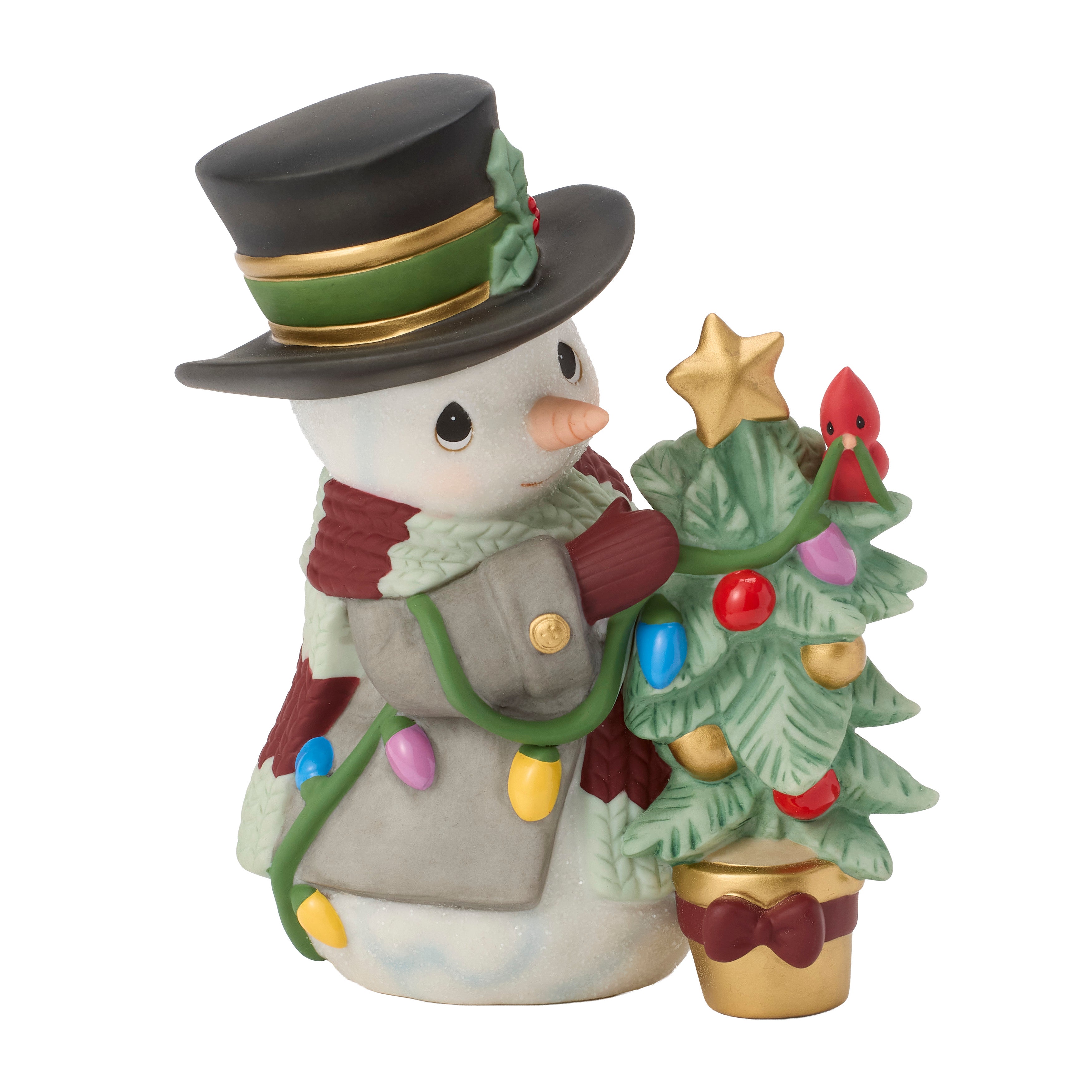 Even The Smallest Tree Can Shine The Brightest With Love Annual Snowman Figurine