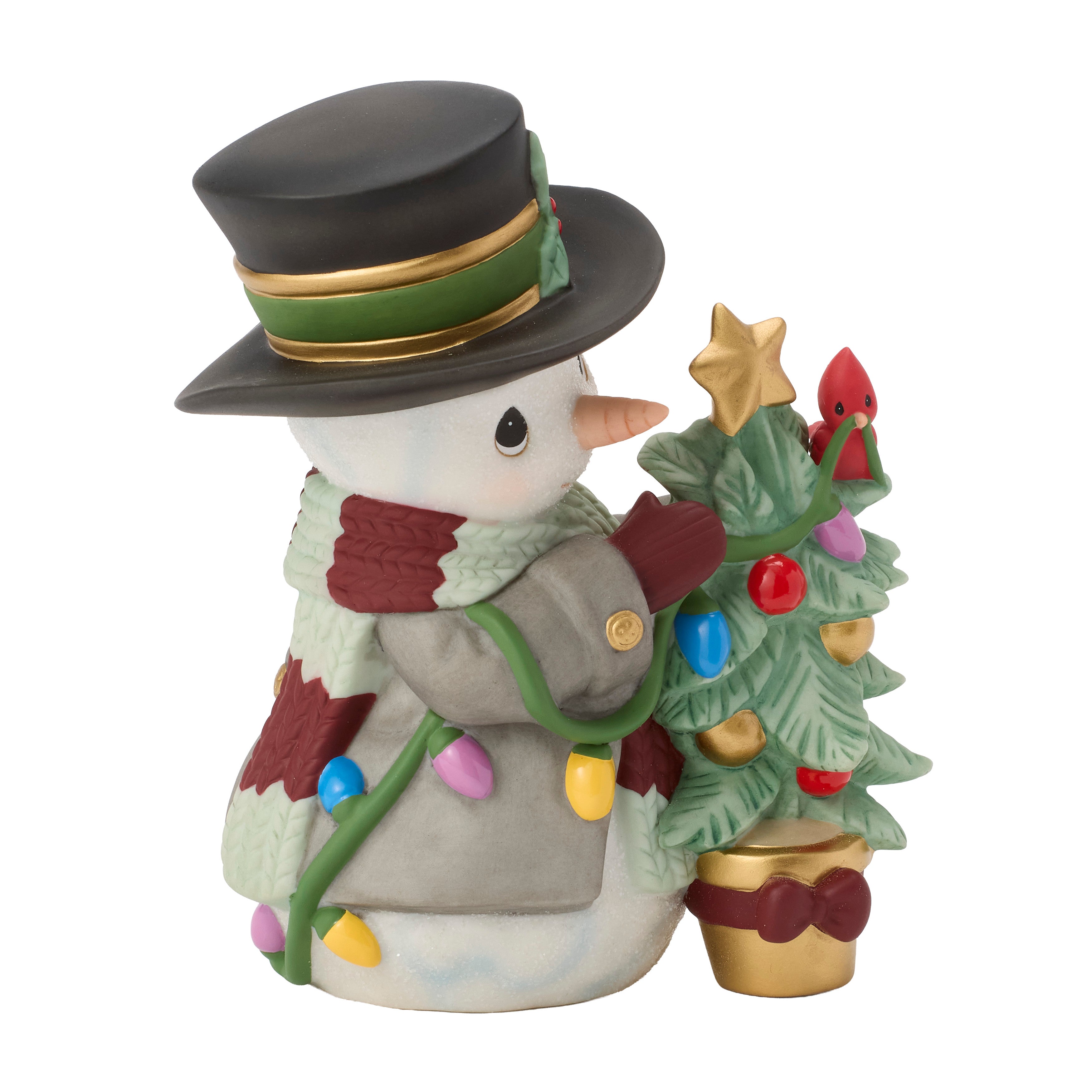 Even The Smallest Tree Can Shine The Brightest With Love Annual Snowman Figurine