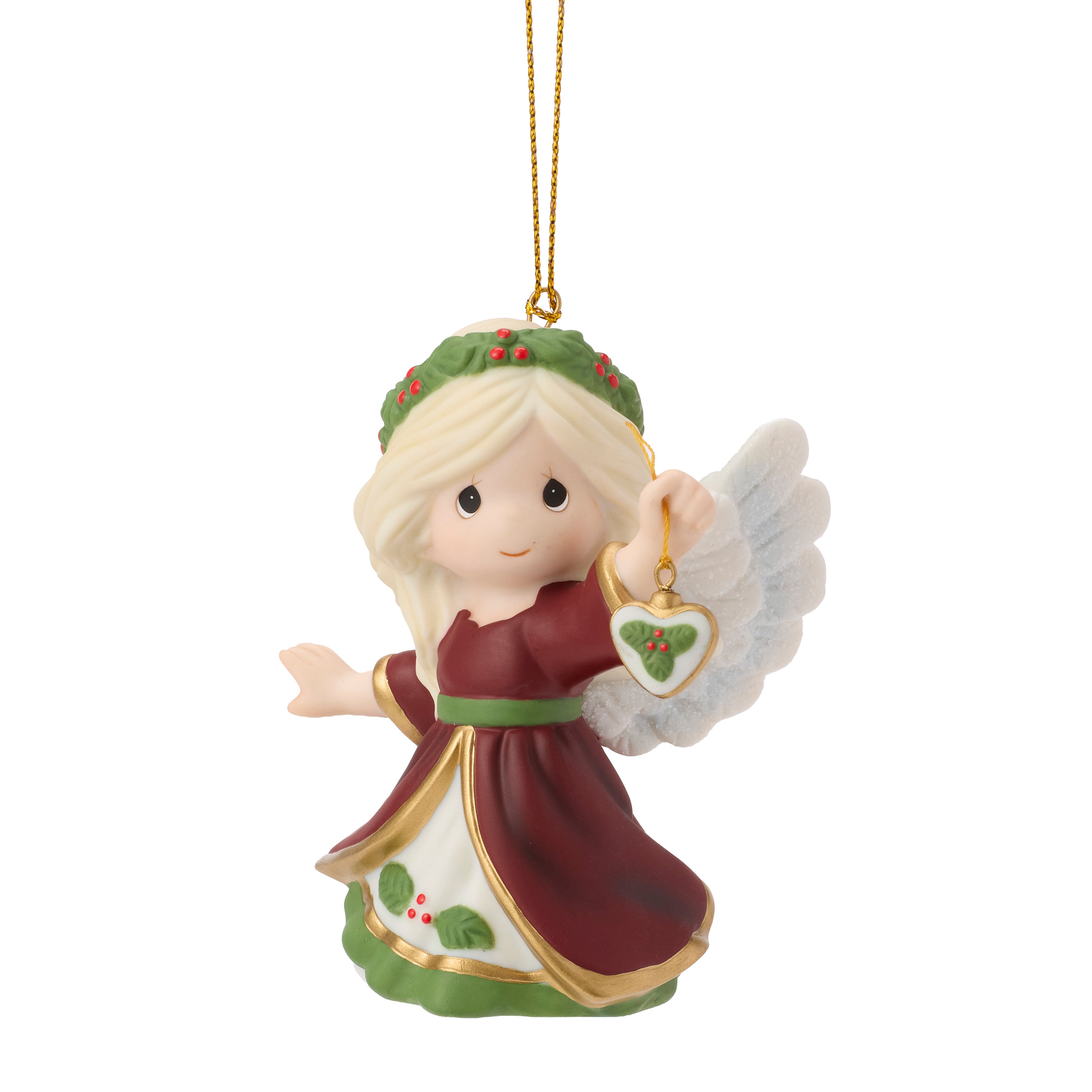 Heartfelt Christmas Wishes Annual Angel Ornament
