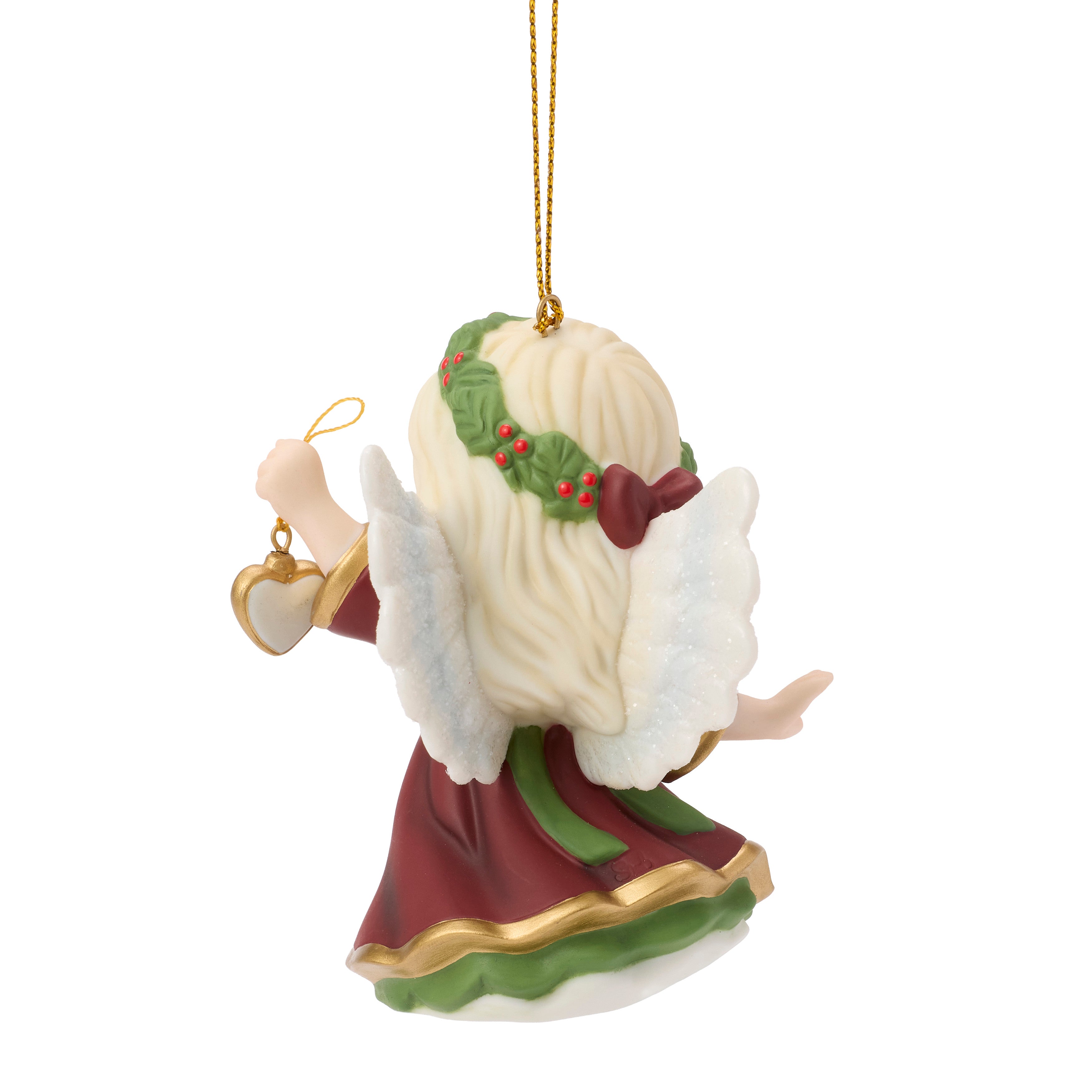 Heartfelt Christmas Wishes Annual Angel Ornament